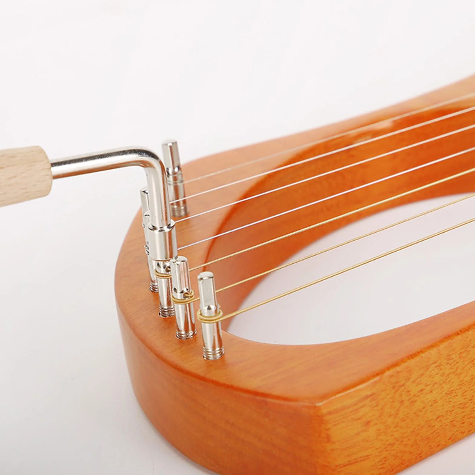 Arpa a lira in legno dal tono design leggero con strumento a lira dal tono naturale per appassionati musica e i principianti utilizzano l ' arpa in legno realizzata a mano