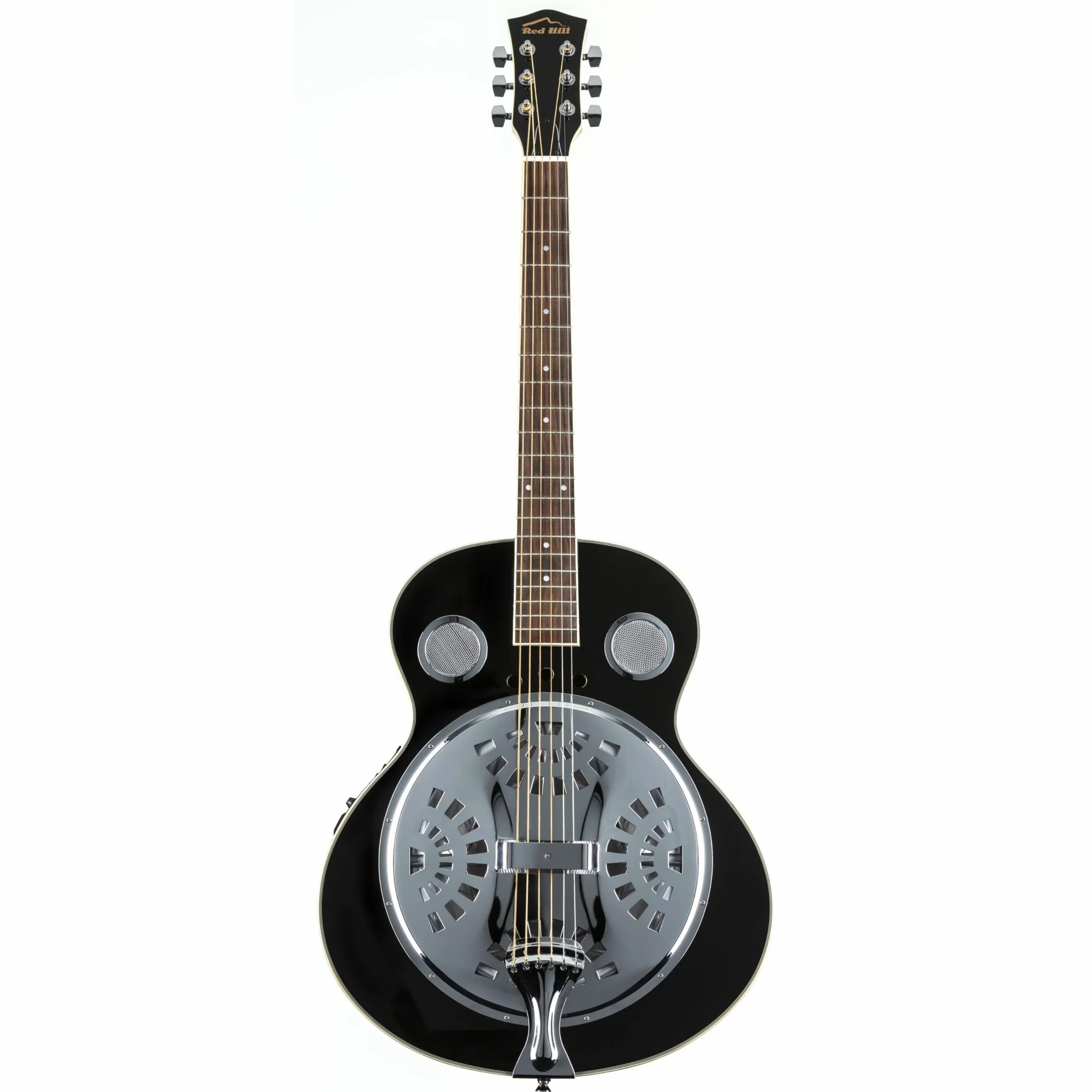 Red Hill Resonator Guitar Black - Chitarra resofonica