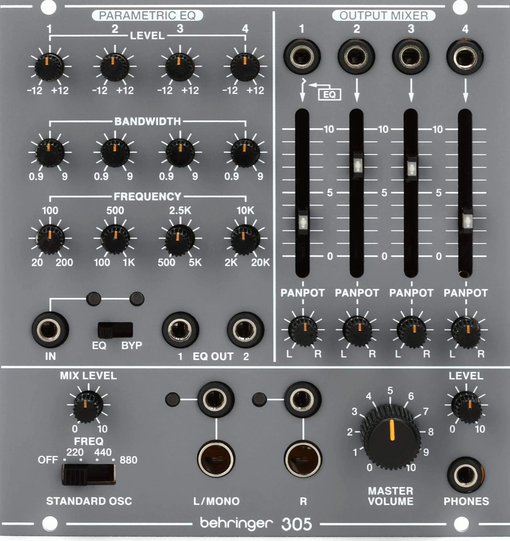 Behringer 305 EQ/MIXER/OUTPUT
