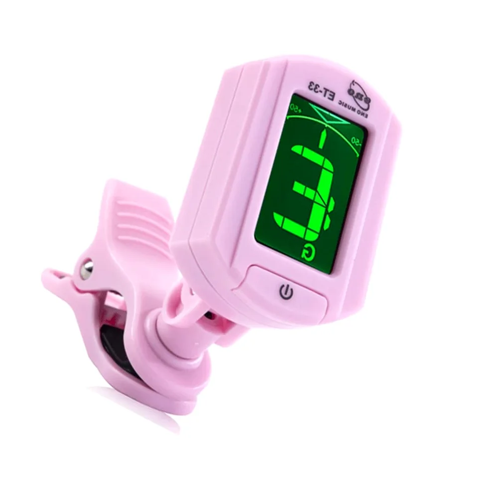 JJJ 5 modalità Regolazione Automatica con 3 scelte for Chitarra Acustica, Basso, Violino, Ukulele (Size : Pink)