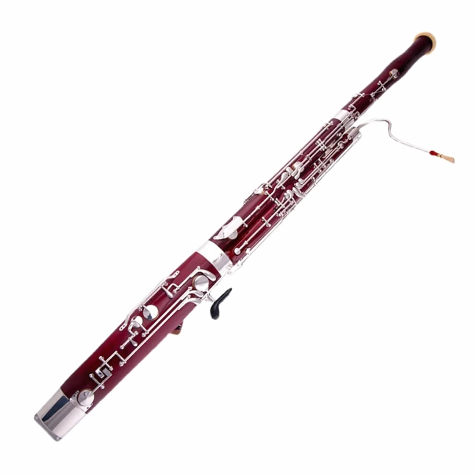 Fagotto Strumento Musicale Occidentale Fagotto Per Adulti In Acero Tono C Con Custodia E Accessori Set con Fagotto