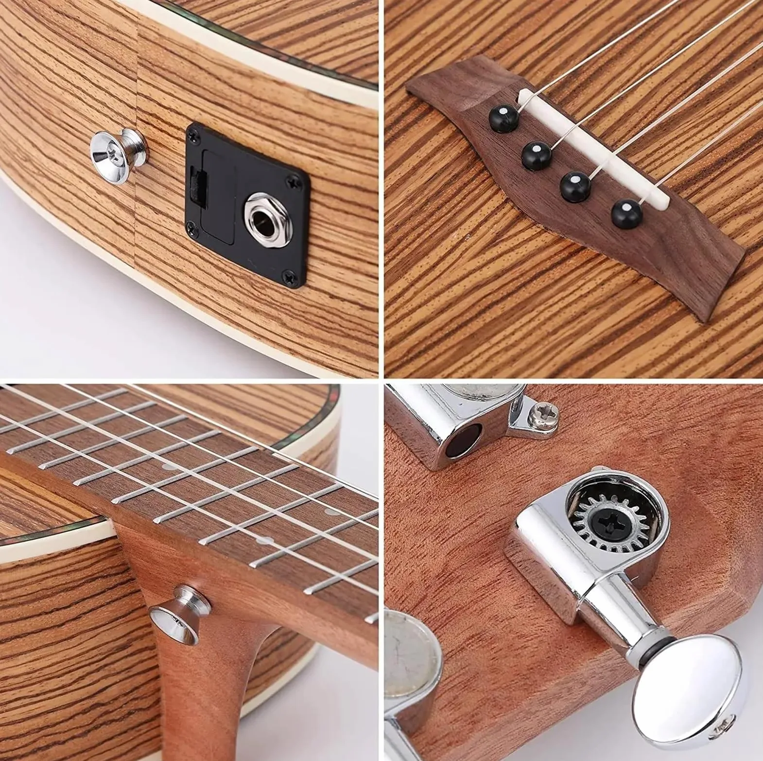 Ukulele Set Ukulele Baritono Da 30 Pollici Per Ukulele Elettrico Per Principianti Adulti E Giocatori Professionisti