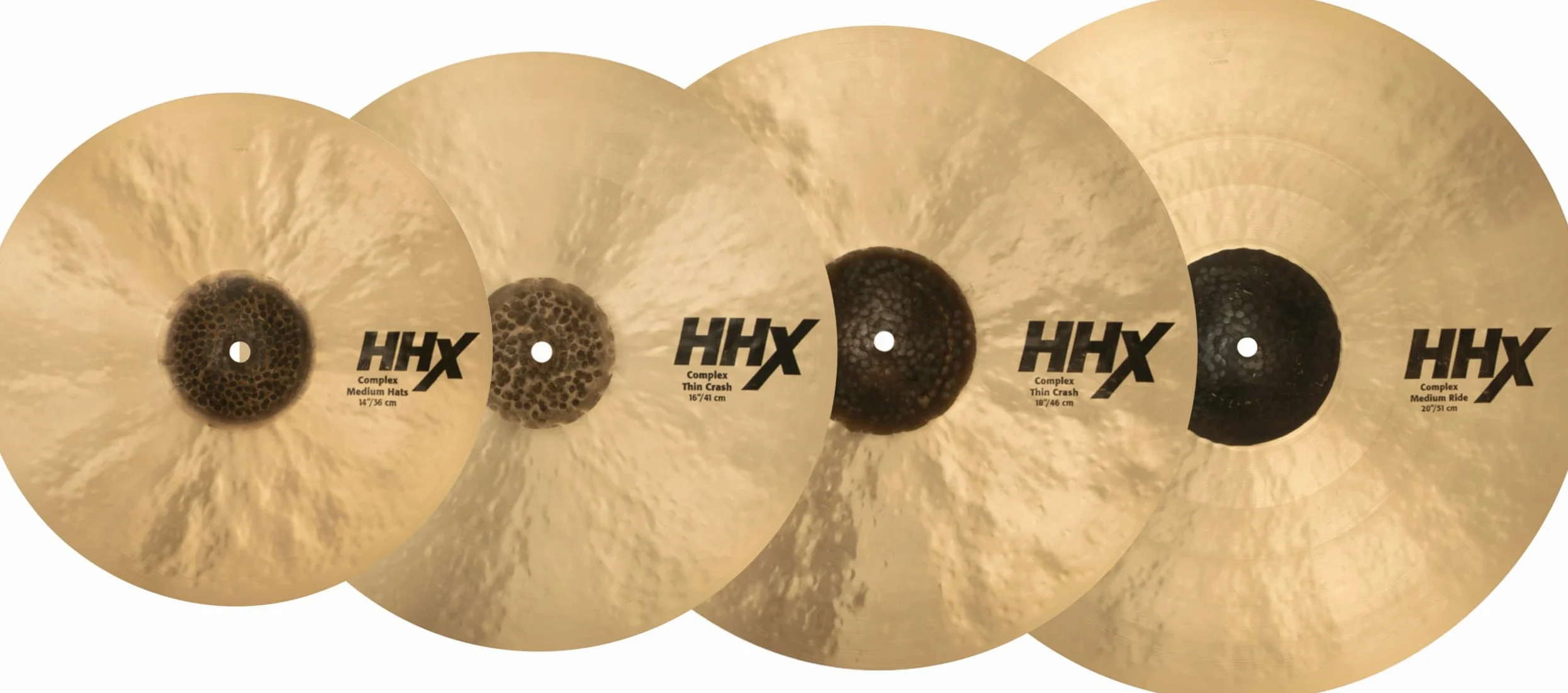 Sabian Set di piatti promozionali HHX Complex con 18 pollici Thin Crash (15005XCNP)