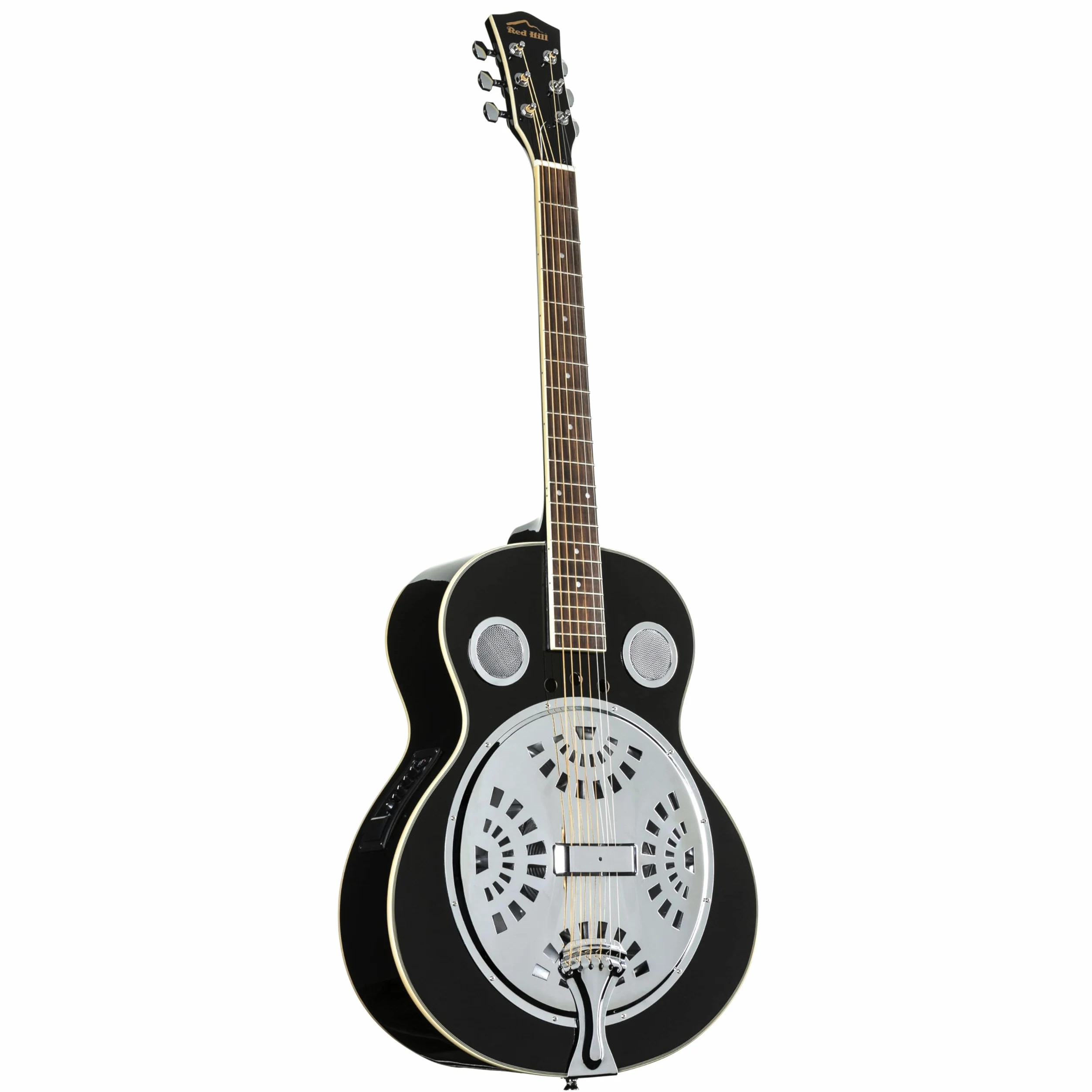 Red Hill Resonator Guitar Black - Chitarra resofonica