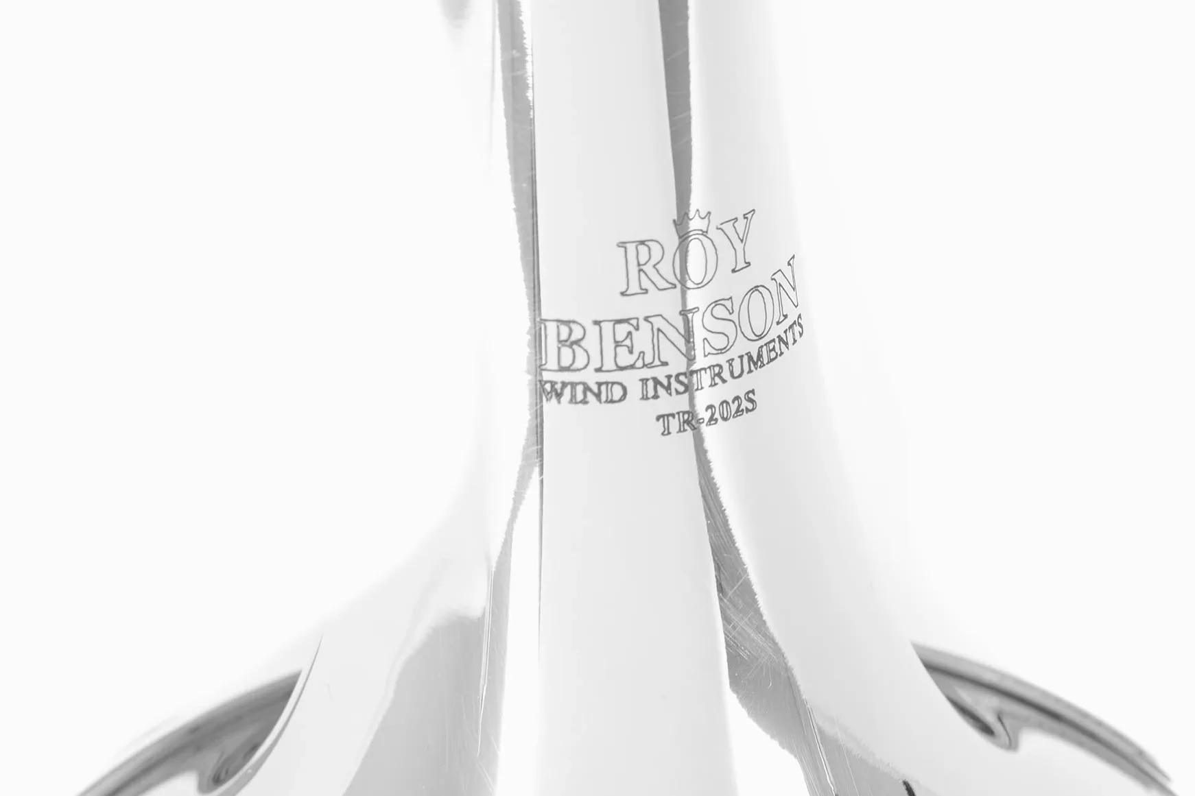 Roy Benson Bb Trumpet TR-202S (costruzione in ottone resistente, con custodia rettangolare leggera, set di zaini, valvole in acciaio inossidabile di qualità superiore), placcata in argento.