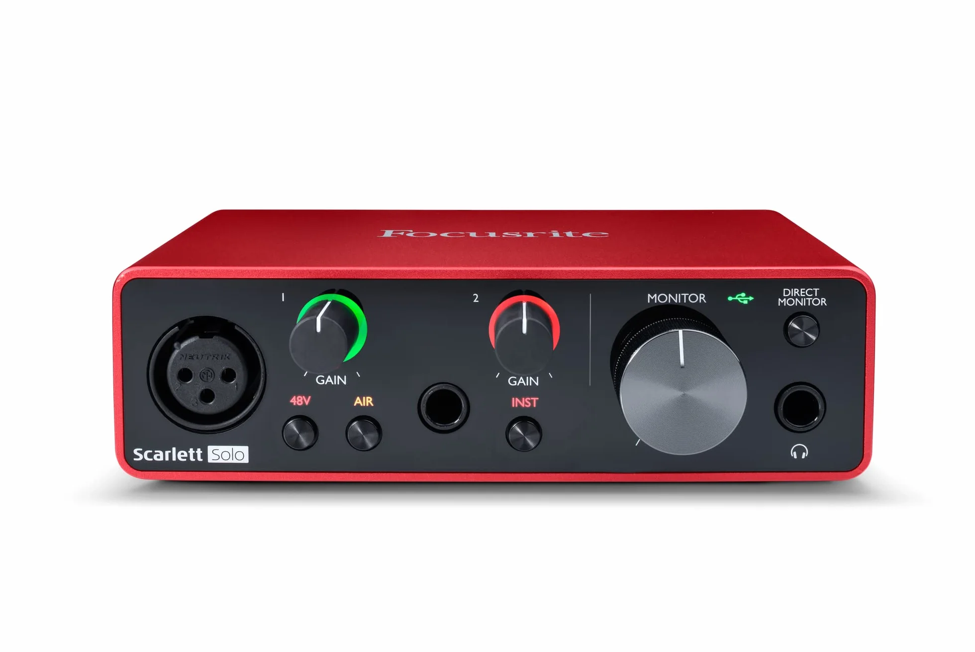 PreSonus Eris 3.5 Gen 2 — Altoparlanti desktop alimentati da 3,5 pollici per multimedia, giochi & Focusrite Scarlett Solo (terza generazione), interfaccia audio USB