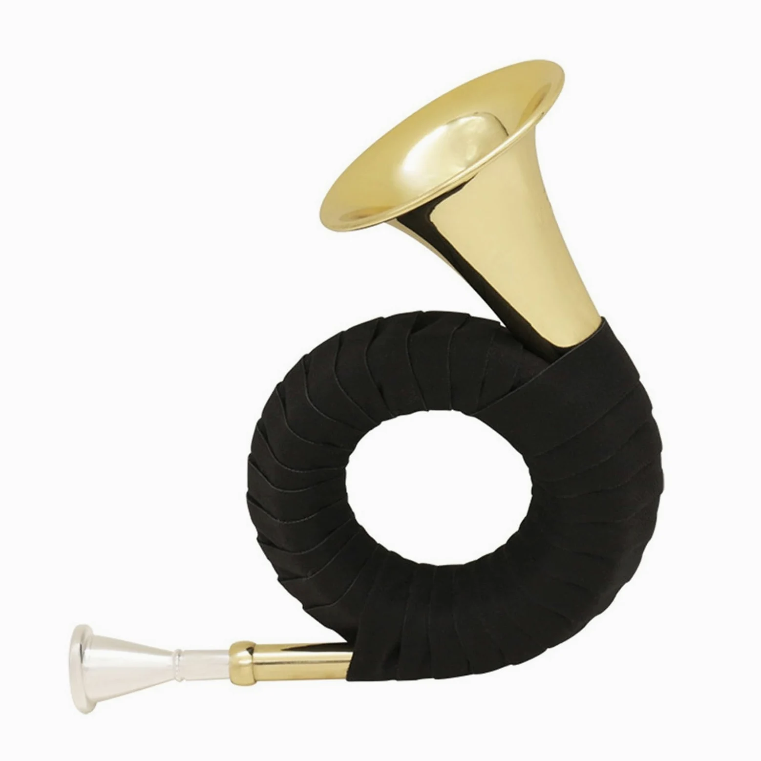 Strumento In Ottone Si Bemolle Grande Corno Da Caccia Corno Francese Corno Francese Dorato Con Supporto Kit Corno Francese
