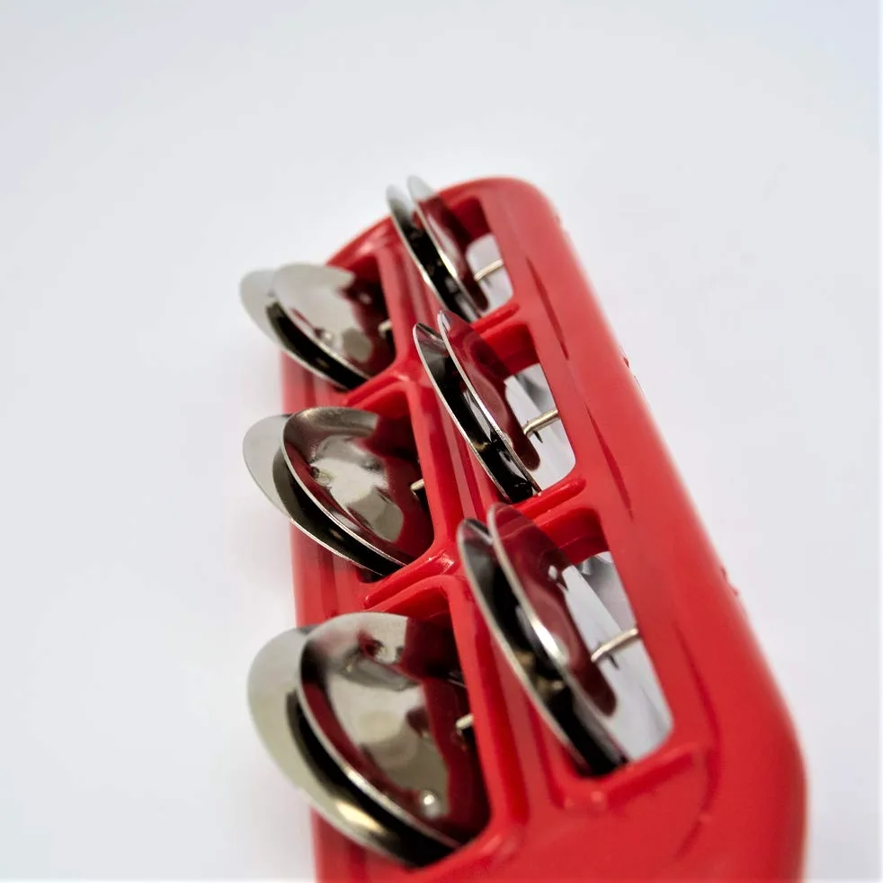 Nino Percussion NINOSET3 - Set di 7 strumenti musicali assortiti, ideali per scuole, asili e per musicoterapia (manale, clavette di legno, shaker a uovo, tamburello in ABS compresi)