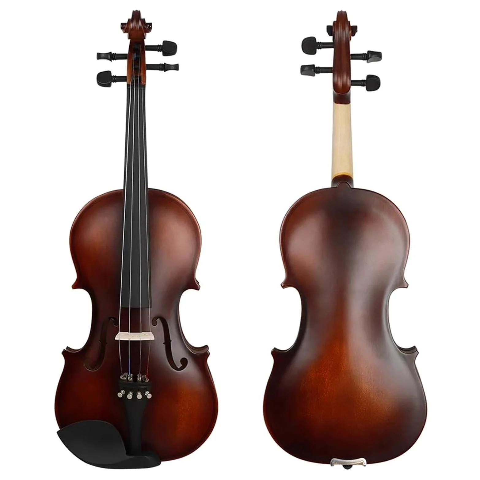 Violino Violino Professionale 4/4 Violino Acustico In Legno Massello Retrò Opaco Violino In Tiglio Con Custodia Per Principianti