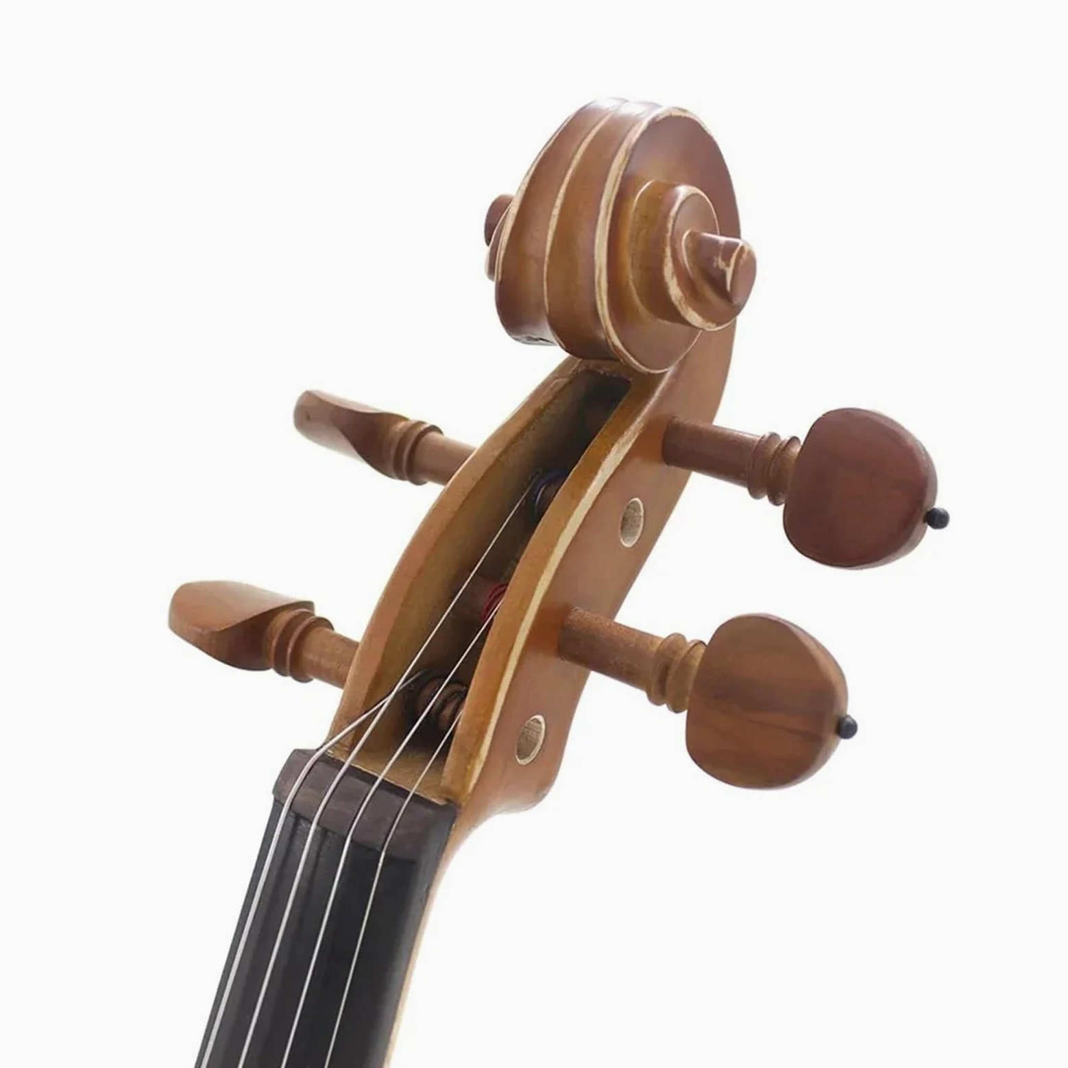 Violini Acustici Violino Acustico In Legno Massello Da 4/4 Pollici Con Custodia Corde Spalliera Accordatori Rivestimento In Tessuto E Altri Accessori.(Violin)
