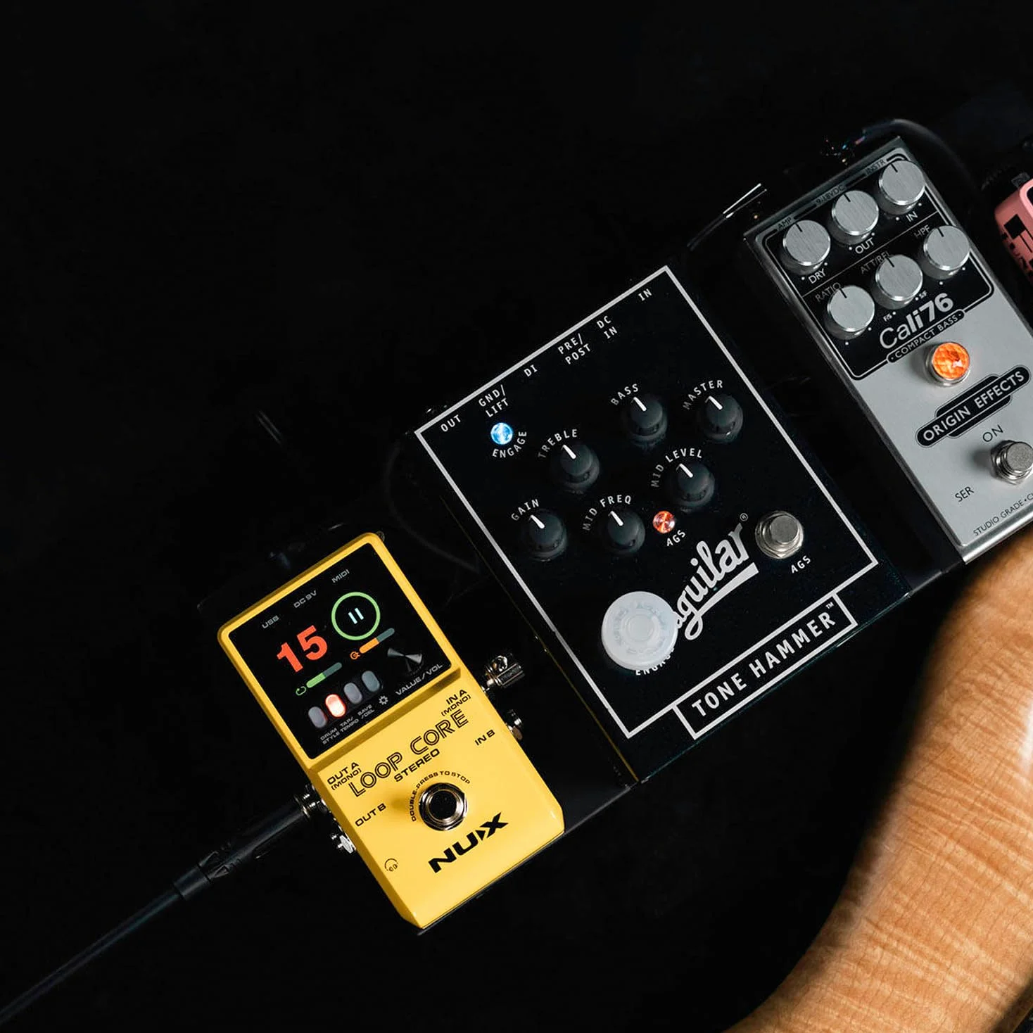 Nux Loop Core - Dispositivo stereo per chitarra e basso + alimentatore di rete Keepdrum