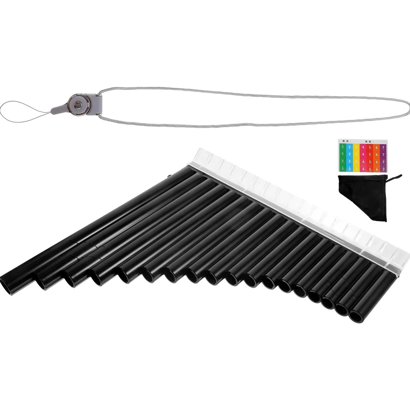 Flauto Di Pan Flauto Di Pan A 18 Tubi Strumenti Musicali Cinesi Flauto Di Pan Portatile