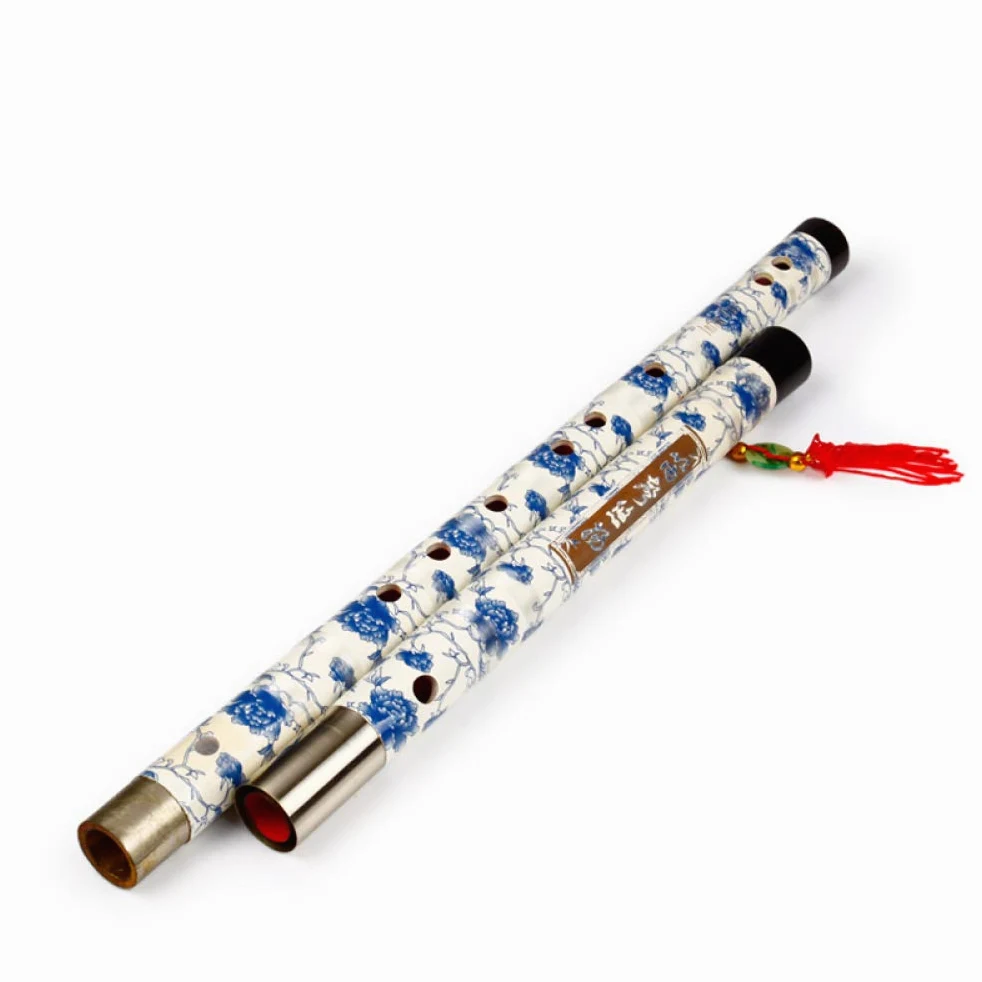 TsoLay Flauto principiante Flauto di bambù Chiave G Marrone Verticale Flauto di bambù Fatto a Mano Flauto di Legno di bambù Fatto a Mano Strumenti Musicali Clarinetto Diz Cinese Strumento Musicale