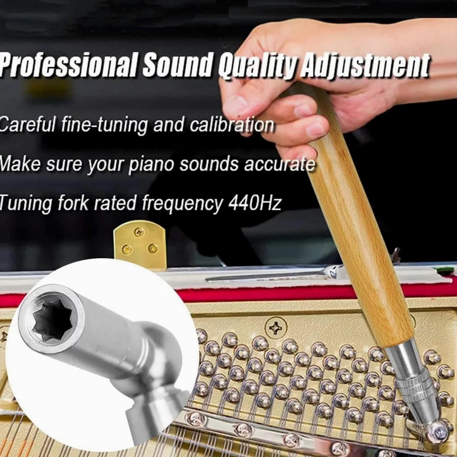 per accordatura per pianoforte, accordatore per pianoforte Kit di | Kit di strumenti per accordatura