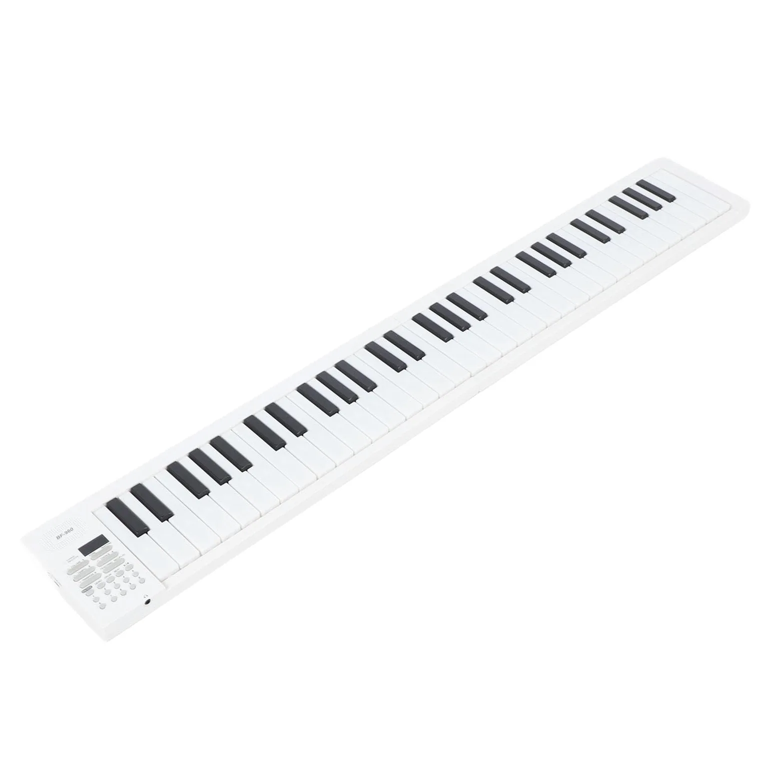 Ausla Tastiera per Pianoforte Pieghevole Portatile 61 Tastiera di Musica Elettrica Chiave con Viaggio Portatile Sustain Pedal Midi, Ideale per Tutti i Musicisti, Principianti, Studenti,
