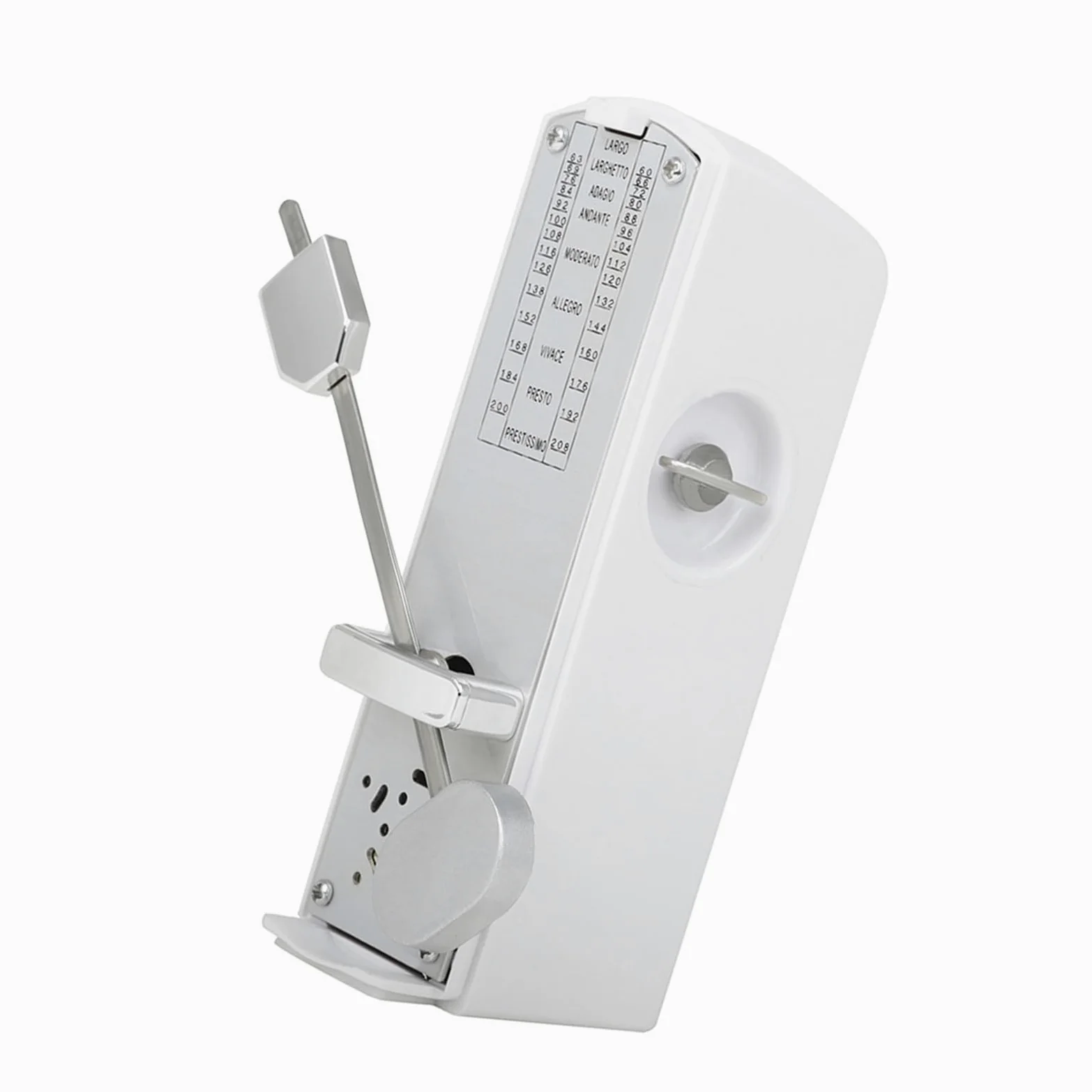 Standard Tower Sound Metronomo meccanico Pianoforte Chitarra Violino Strumenti musicali Precisione Movimento battente Metronomo Meccanico accurato per basso