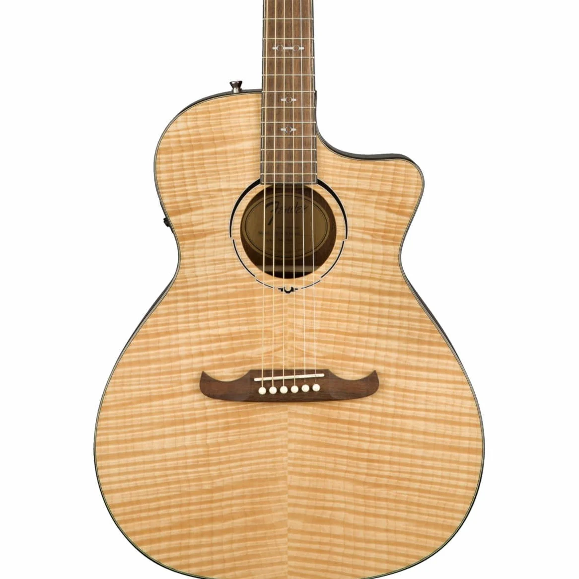 Fender FA-345CE - Chitarra acustica con corpo stile auditorium, con rosetta e tastiera, naturale