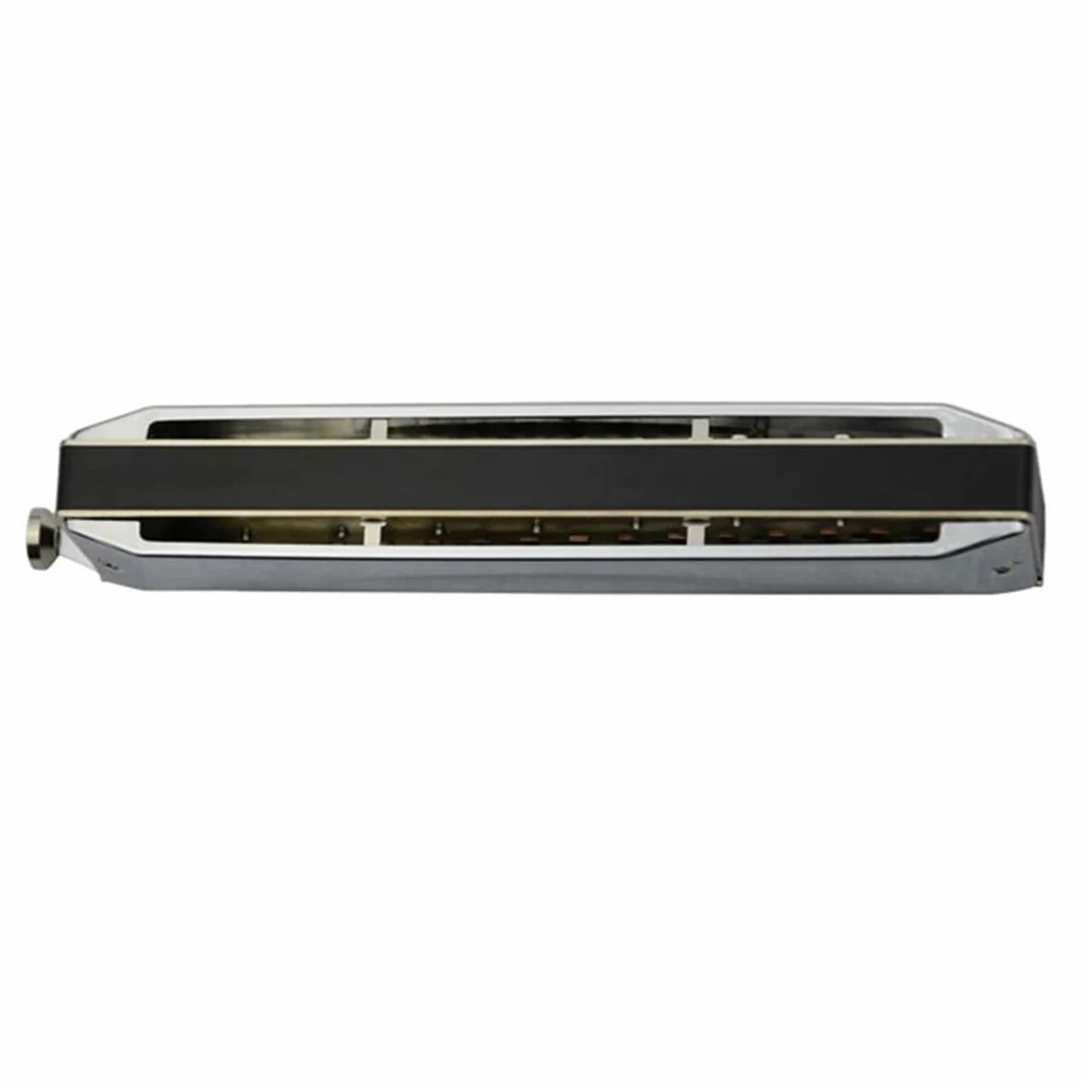 armonica a bocca Armonica Cromatica 16 Fori / 64 Toni Strumento Musicale Strumento A Fiato Per Prestazioni Professionali Organetto A Bocca (Color : Black)