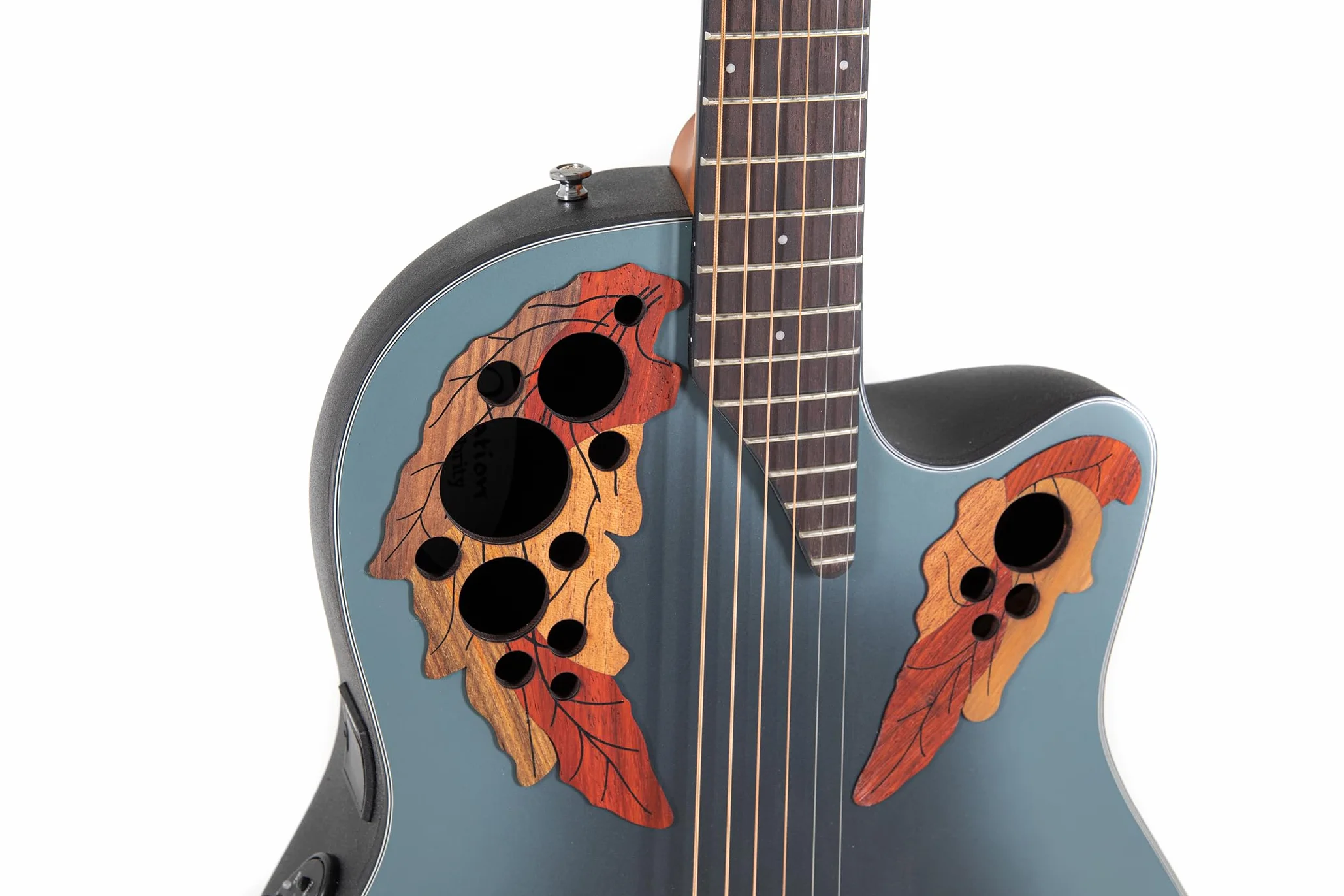 Ovation CE44-RBB Celebrity Elite Mid Depth Reverse Blue Burst Electro-Acoustic Guitar