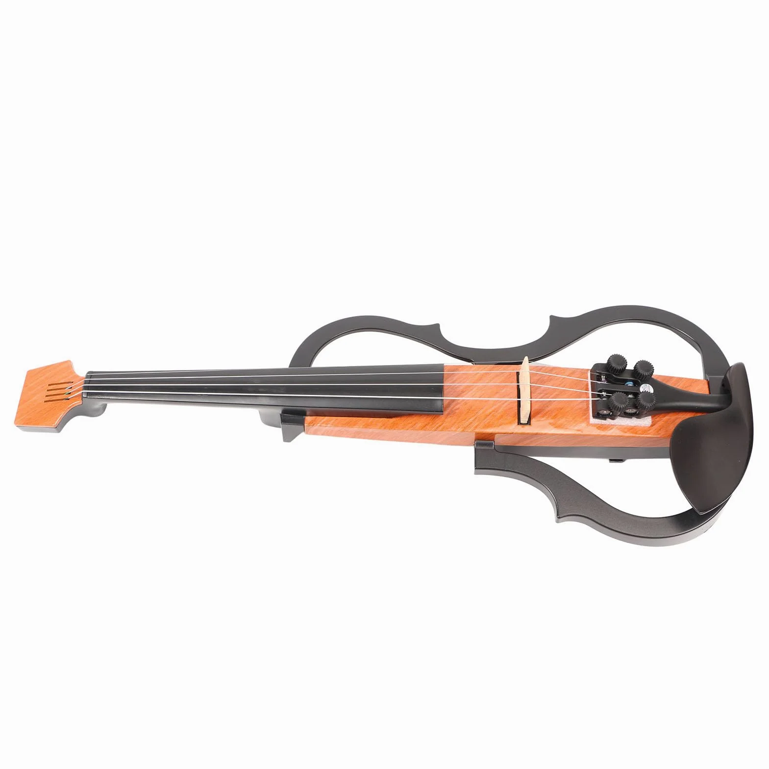 Violino elettrico silenzioso 4/4 in fibra di carbonio acero set di violino silenzioso con panoramica portatili leggeri per artisti per artisti di pratica