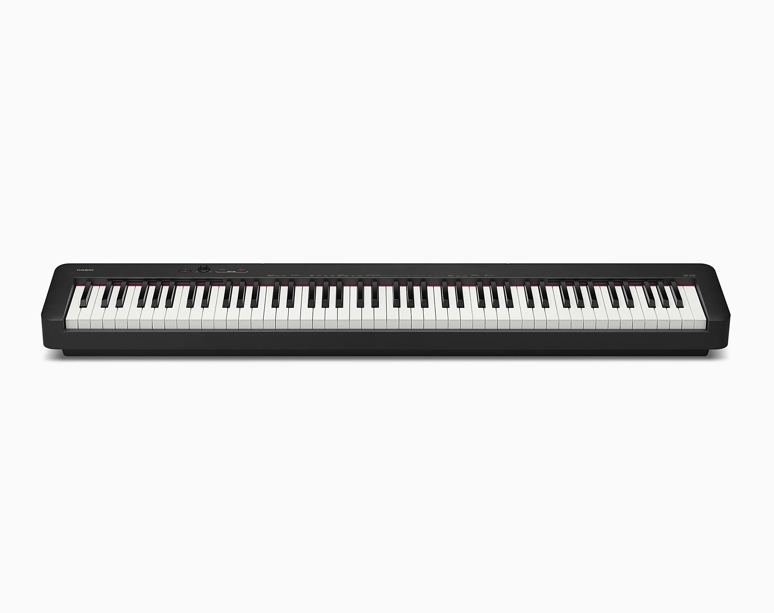Casio CDP-S110BKC5 Fully Weighted Hammer Action Digital Piano, Nero & tand CS-46 per serie CDP-S