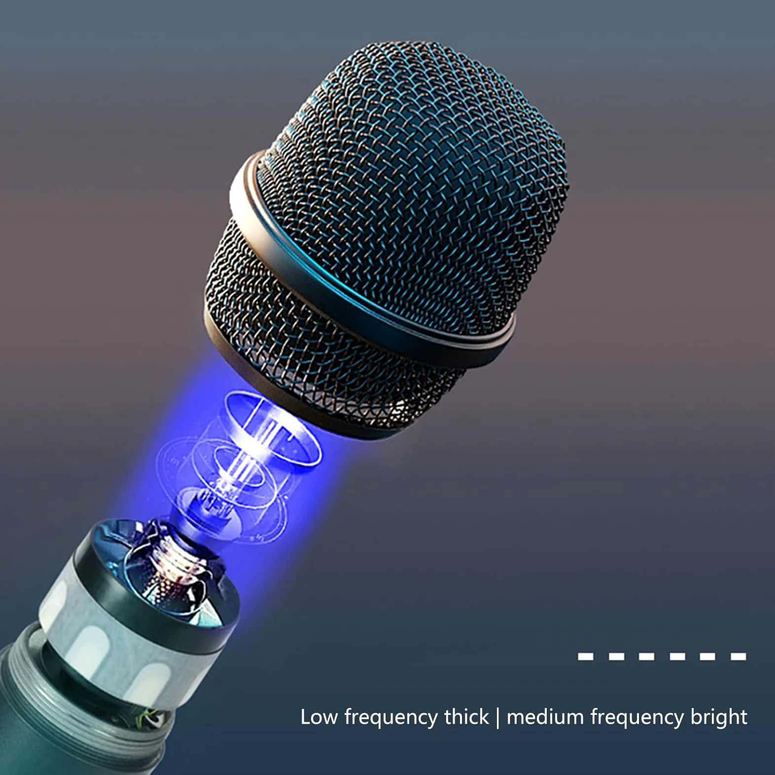 Nuclei di ricambio per microfono dinamico per microfono wireless per voce e strumenti Claritys in Studio Live