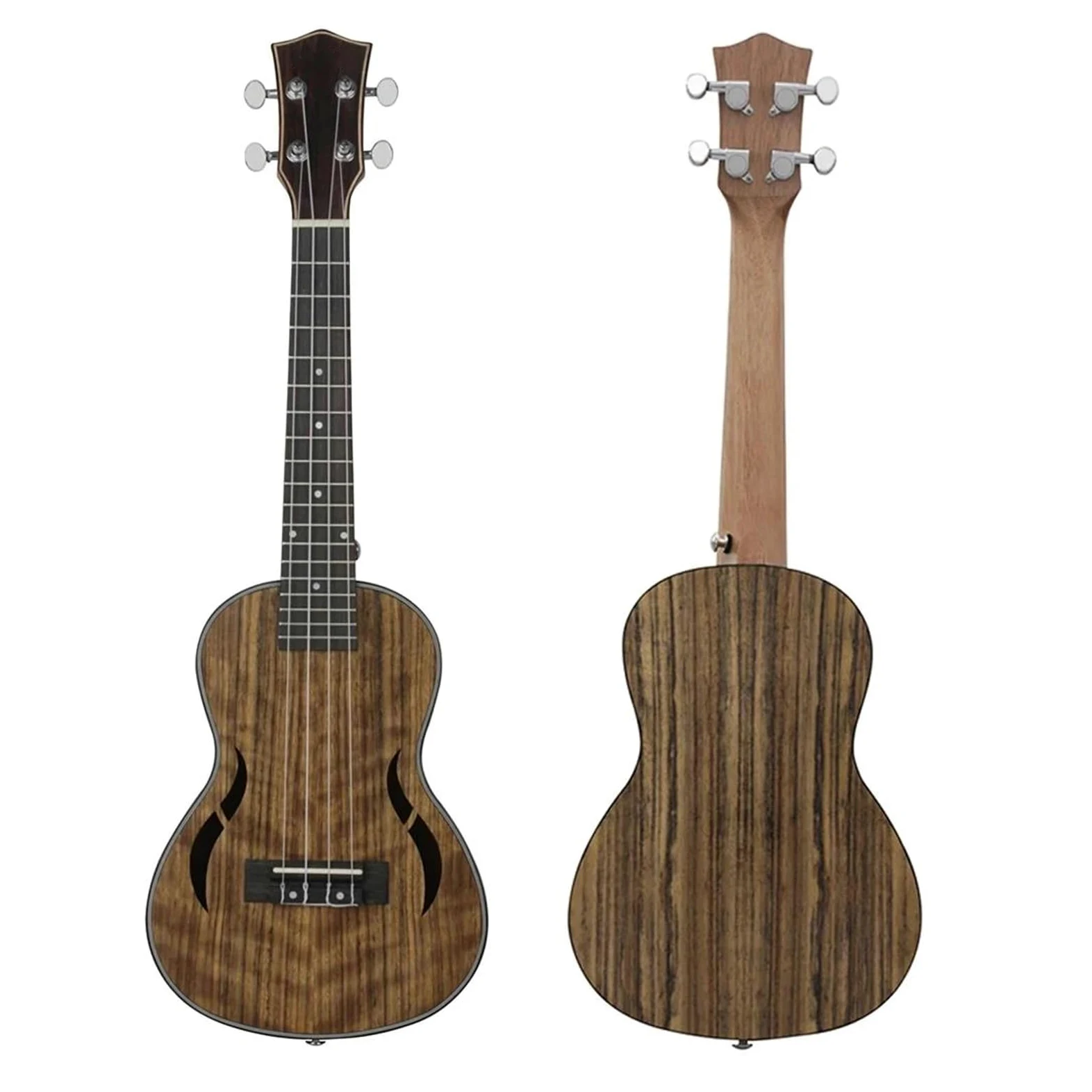 Kit Per Ukulele Ukulele A 4 Corde In Noce Per Chitarra Hawaiana Da 23 Pollici Con Accordatore(Ukulele)