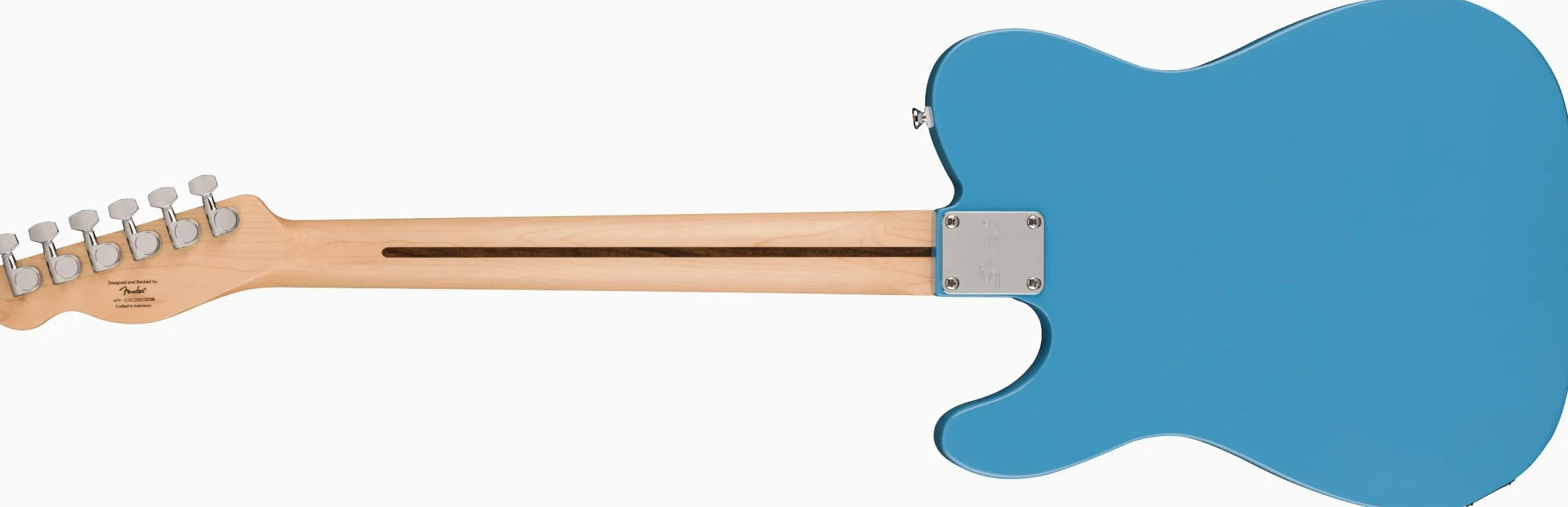 Squier Sonic Telecaster, tastiera alloro, battipenna bianco, blu California