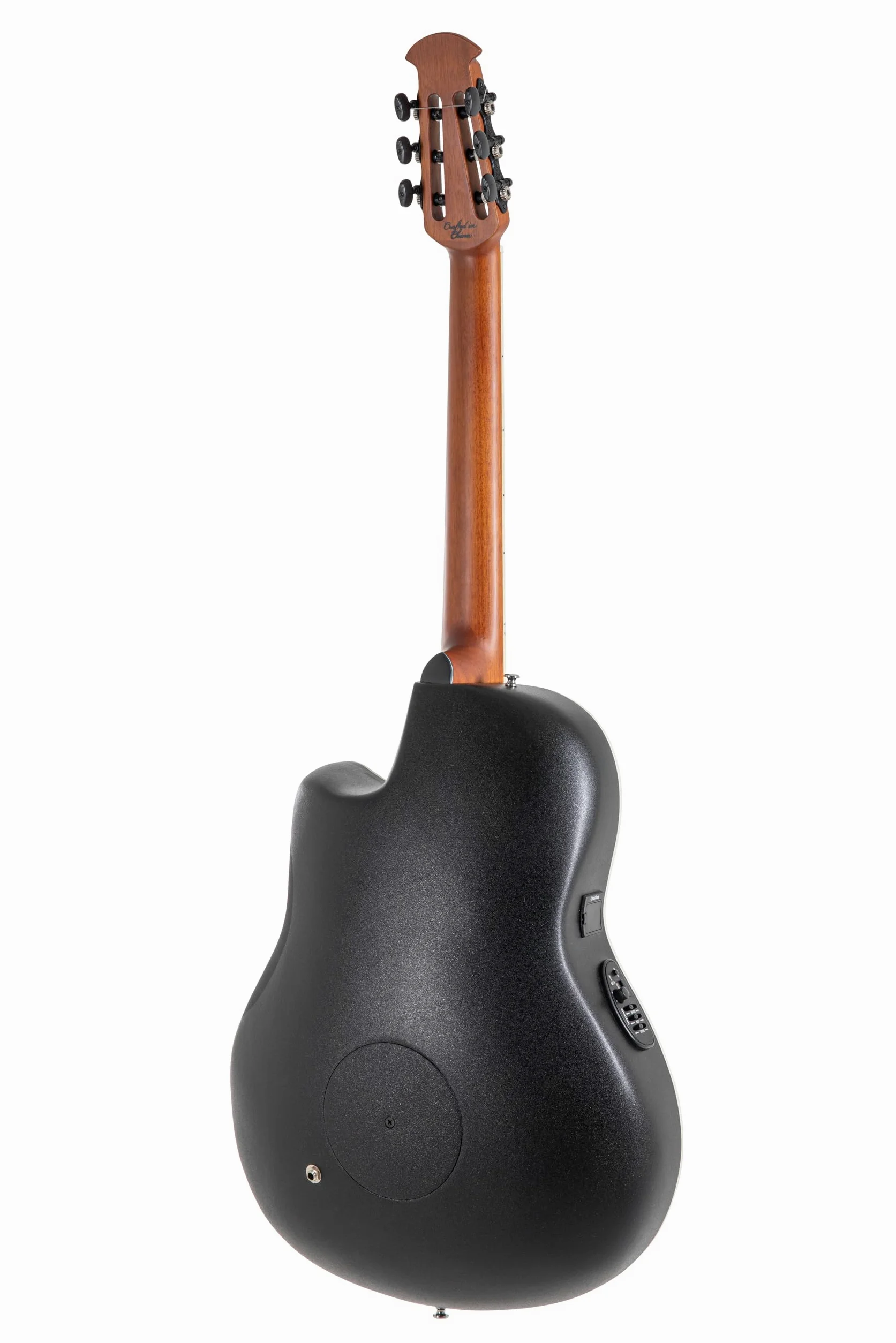 Ovation Chitarra classica elettrica Celebrity Elite CE44C in nylon Cedar – Coperta in cedro massiccio – Mid Cutaway – Mid-depth Lyrachord Body – Corde Hannabach Goldin – Naturale Gloss – CE44C-4A-G
