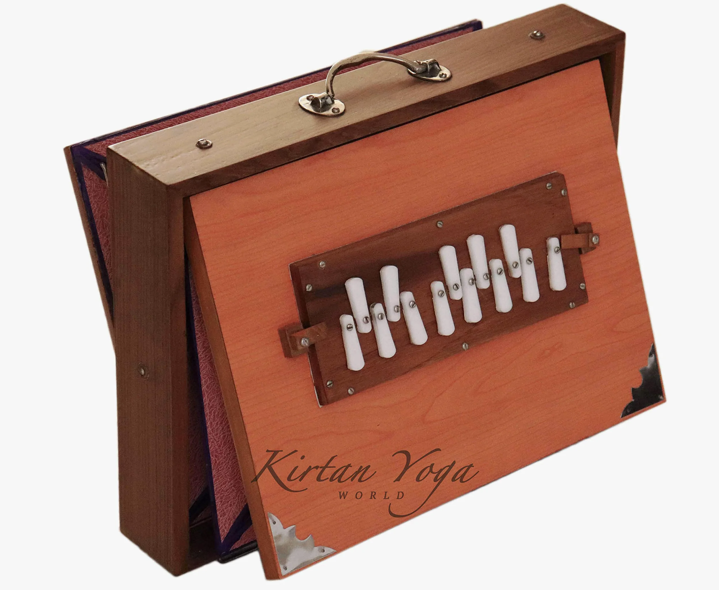 Shruti Box Raga Standard, modello professionale, legno Kail, scala da DO a DO (DO3 a DO4), 39 x 30 x 8.5 cm, peso 3.5 Kg, accordatura 440Hz (432Hz su richiesta)