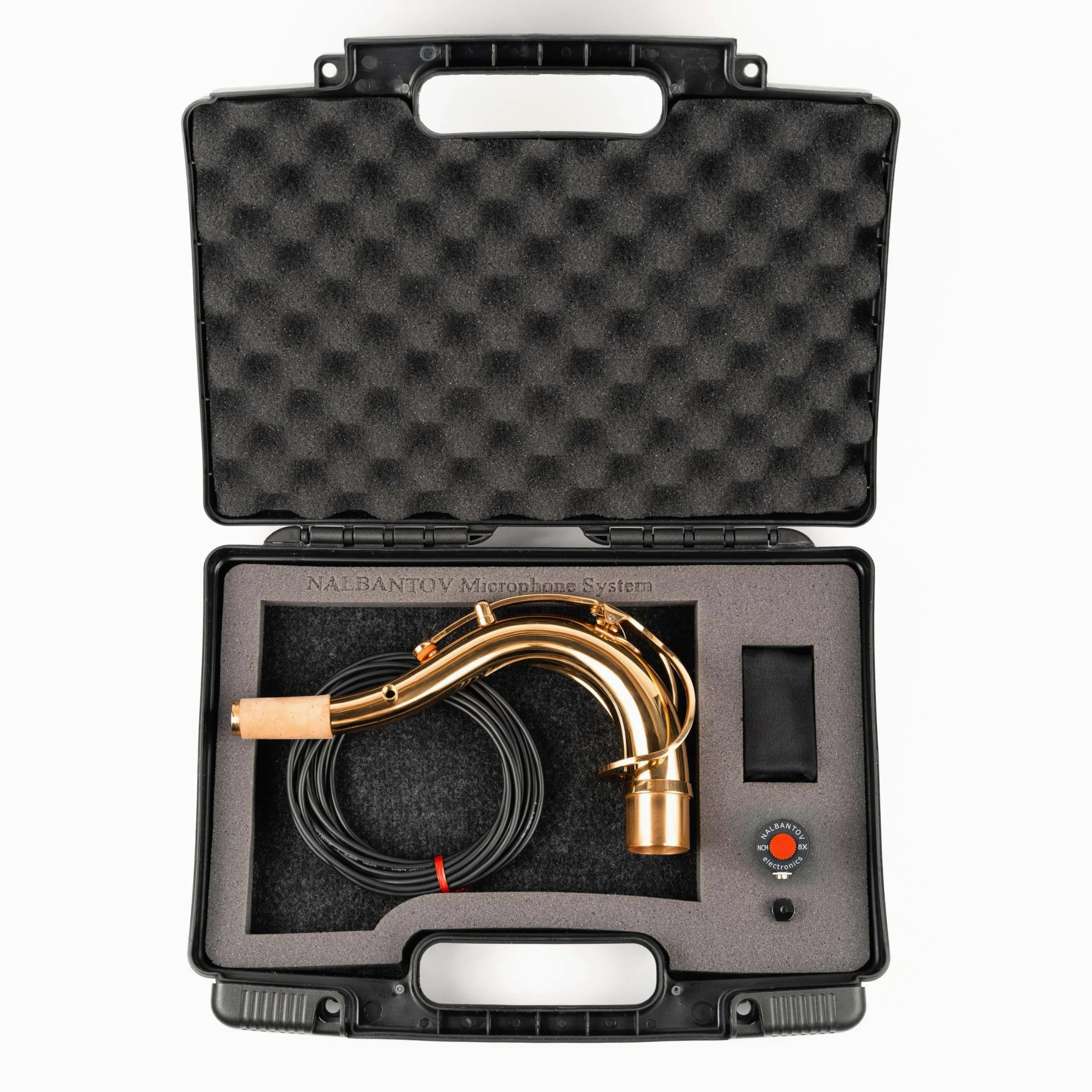 Sassofono tenore microfono Nalbantov NCM 8X ST set | pickup System, cavo, collo