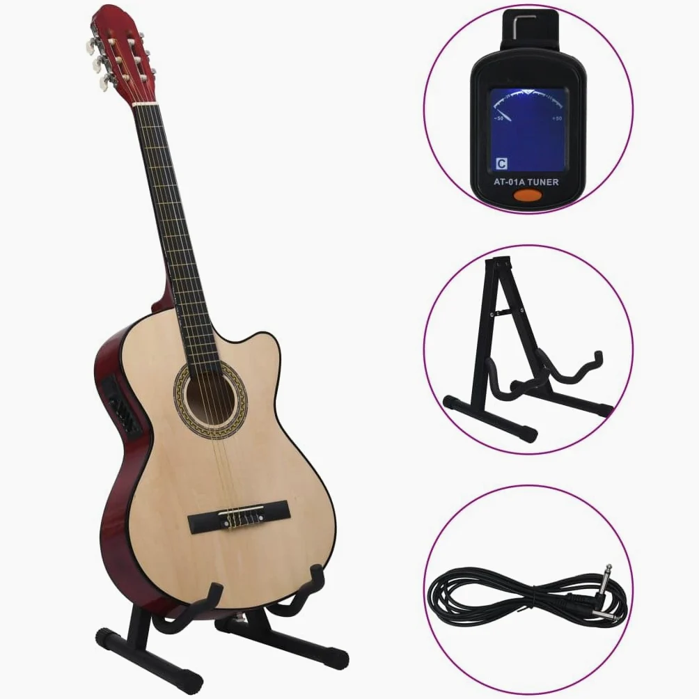 Set Chitarra Western 12 pz con Equalizzatore e 6 Corde-70137