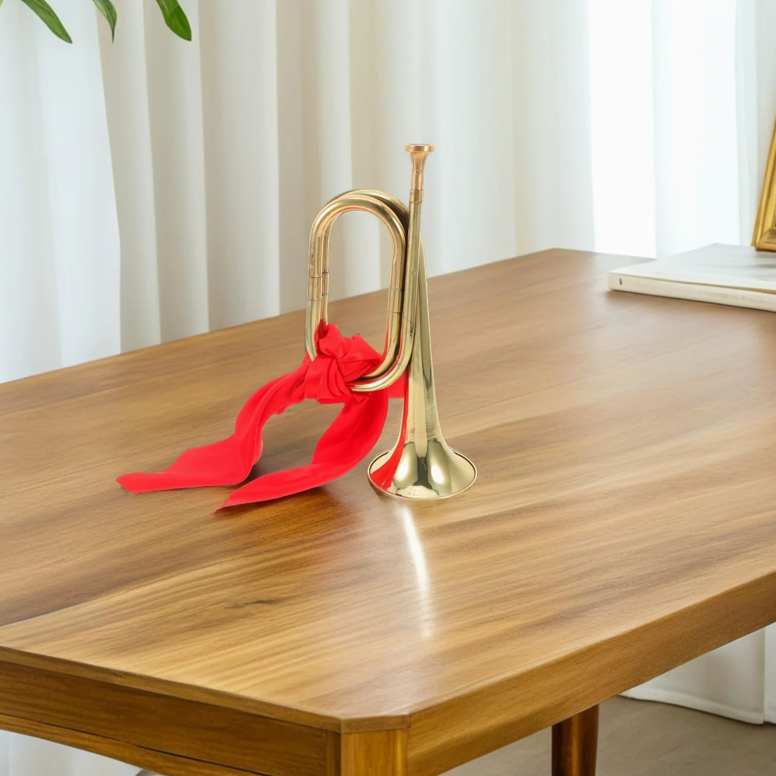 Toyvian Tromba in Lega di Rame Professionale Strumento a Fiato Bocchino Comodo per Principianti per Esibizioni, Insegnamento e Riunioni Familiari Regalo Musicale per Appassionati