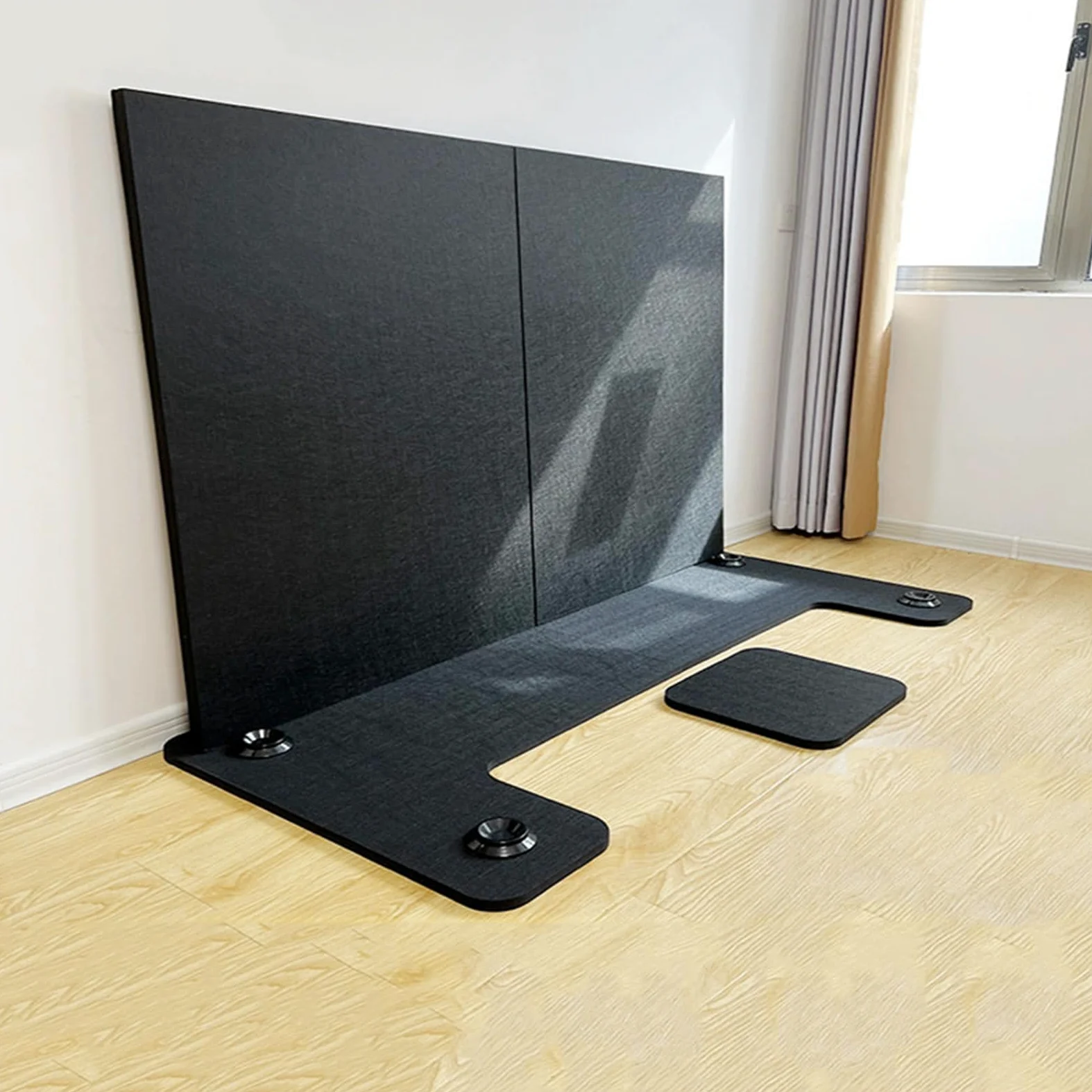 Tappeto insonorizzante per pianoforte, antiscivolo, antirumore, isolamento termico, protezione per pianoforte verticale e assorbimento acustico