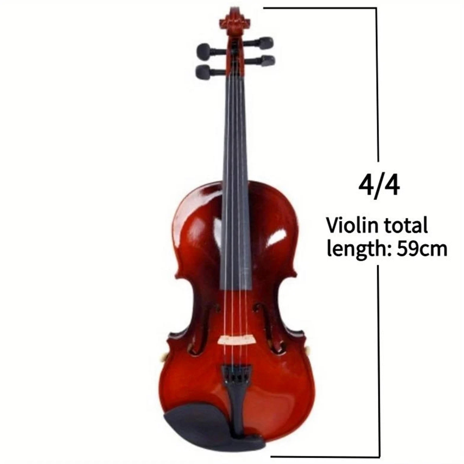 Violini Professionali Set Di Violino Acustico In Legno Massello Con Custodia Portatile E Archetto Adatto A Musicisti Tutti I Livelli Abilità