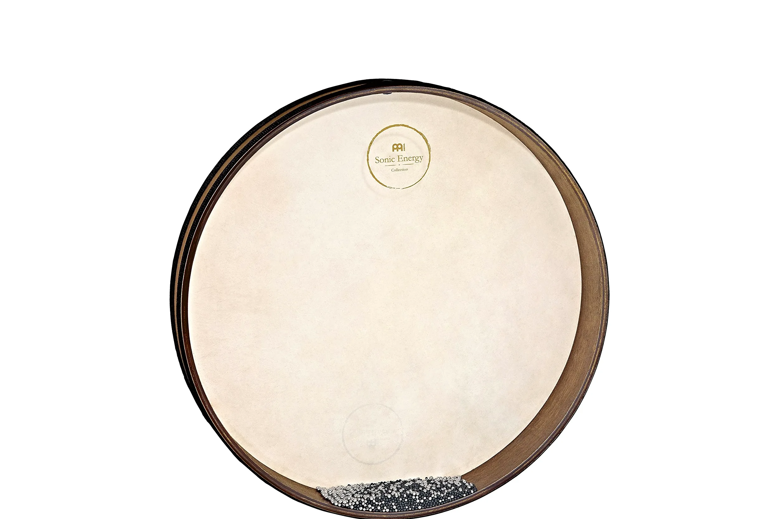 Sonic Energy Ocean Wave Drum – Sea Drum 16 Pollici – Suono delle onde per meditazione, yoga, viaggi sonori, percussioni – Ocean drum con due pelli – Quercia del Siam, marrone (WD16WB)