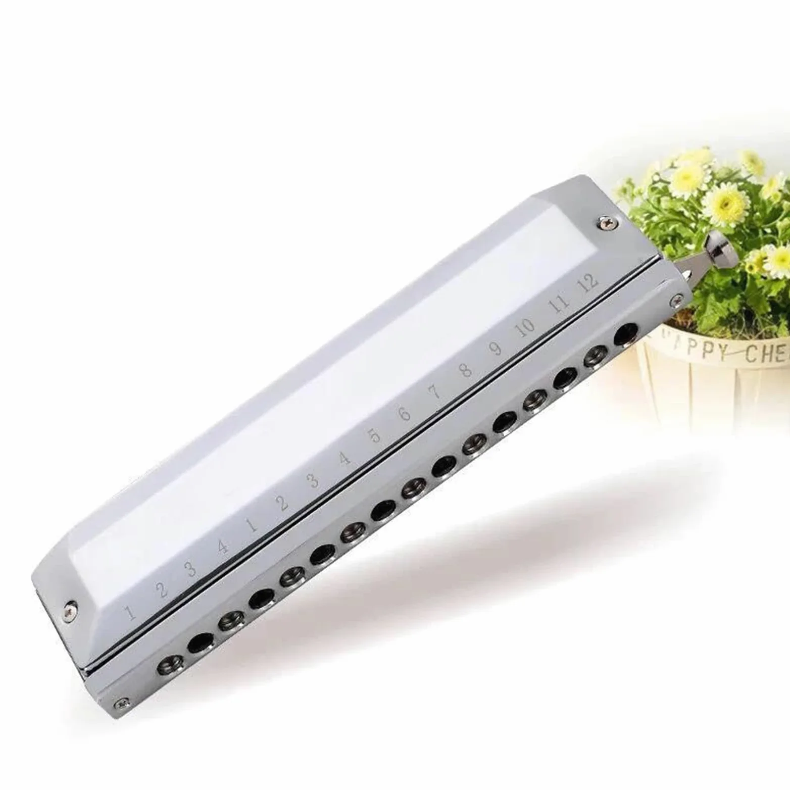 Armonica A Bocca 16 Fori 64 Toni Organetto A Bocca Instrumentos Chiave C Strumenti Musicali Per Arpa Cromatica Professionale armonica a bocca professionale