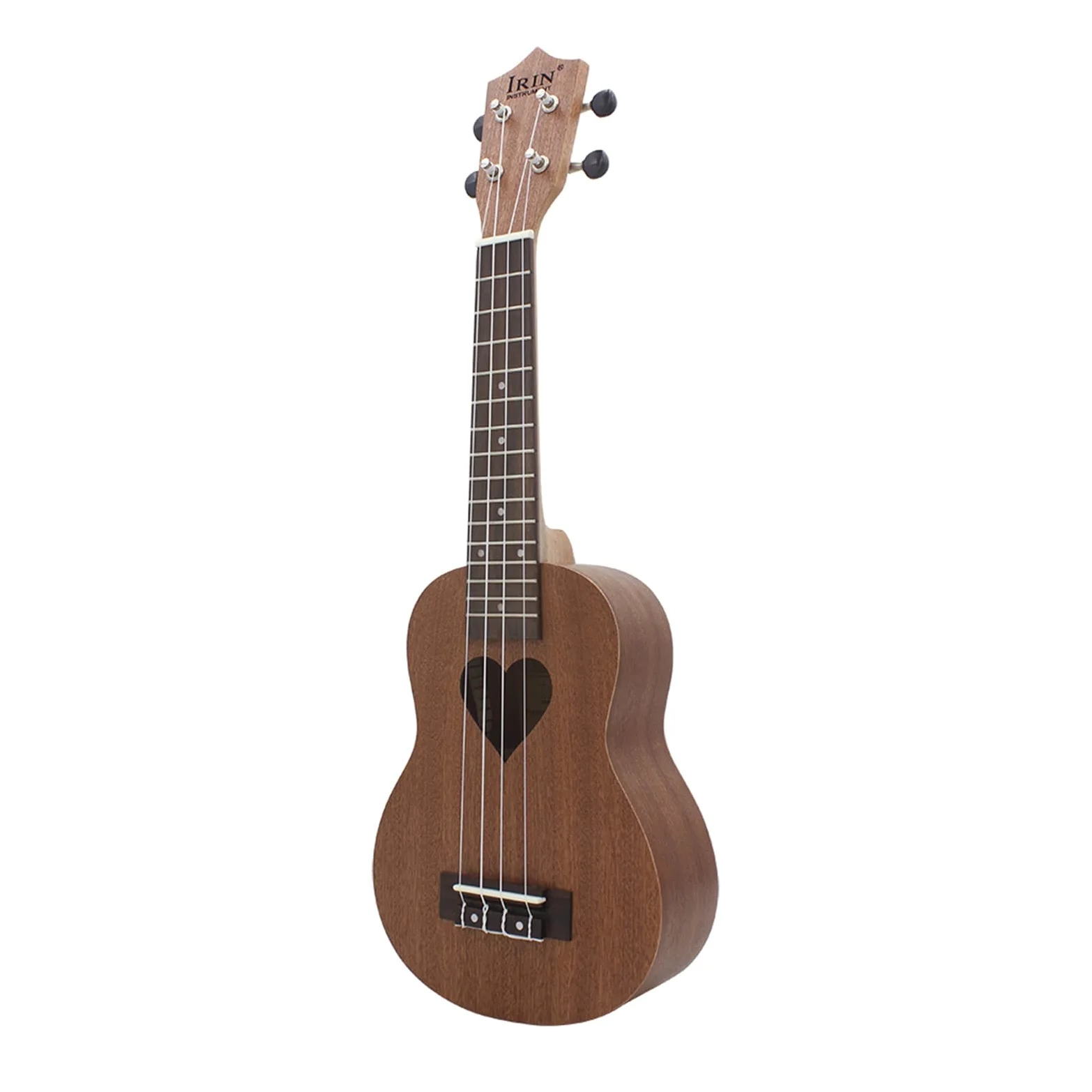 Ukulele da concerto Piccolo Ukulele Hawaiano Chitarra Ukulele in Legno Lucido Strumento Per Principianti Ukulele a 4 Corde