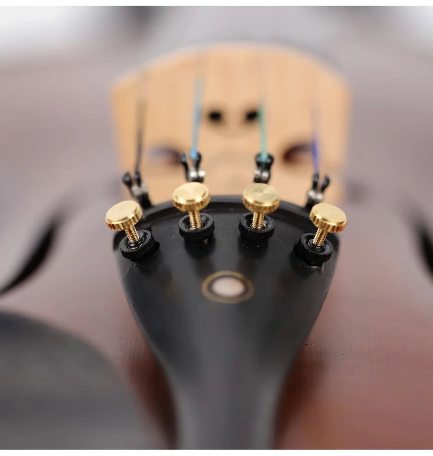 Parti di ricambio per violino Accordatore Di Precisione Per Violino Set Di Quattro Pezzi In Oro Nero Accordatura Speciale 1/4 1/2 3/4 4/4(1/4)