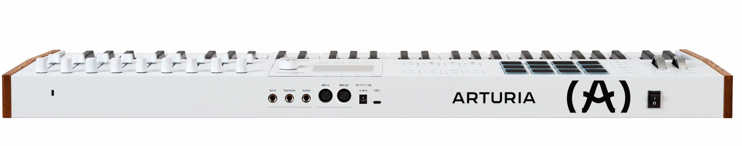 Arturia KeyLab 61 MK3 tastiera controller MIDI Nero per produzione musica, software tutto in uno - 61 tasti, 9 encoder, 9 fader, 1 ruota di modulazione, 1 ruota di Pitch Bend, 12 pad - Bianca