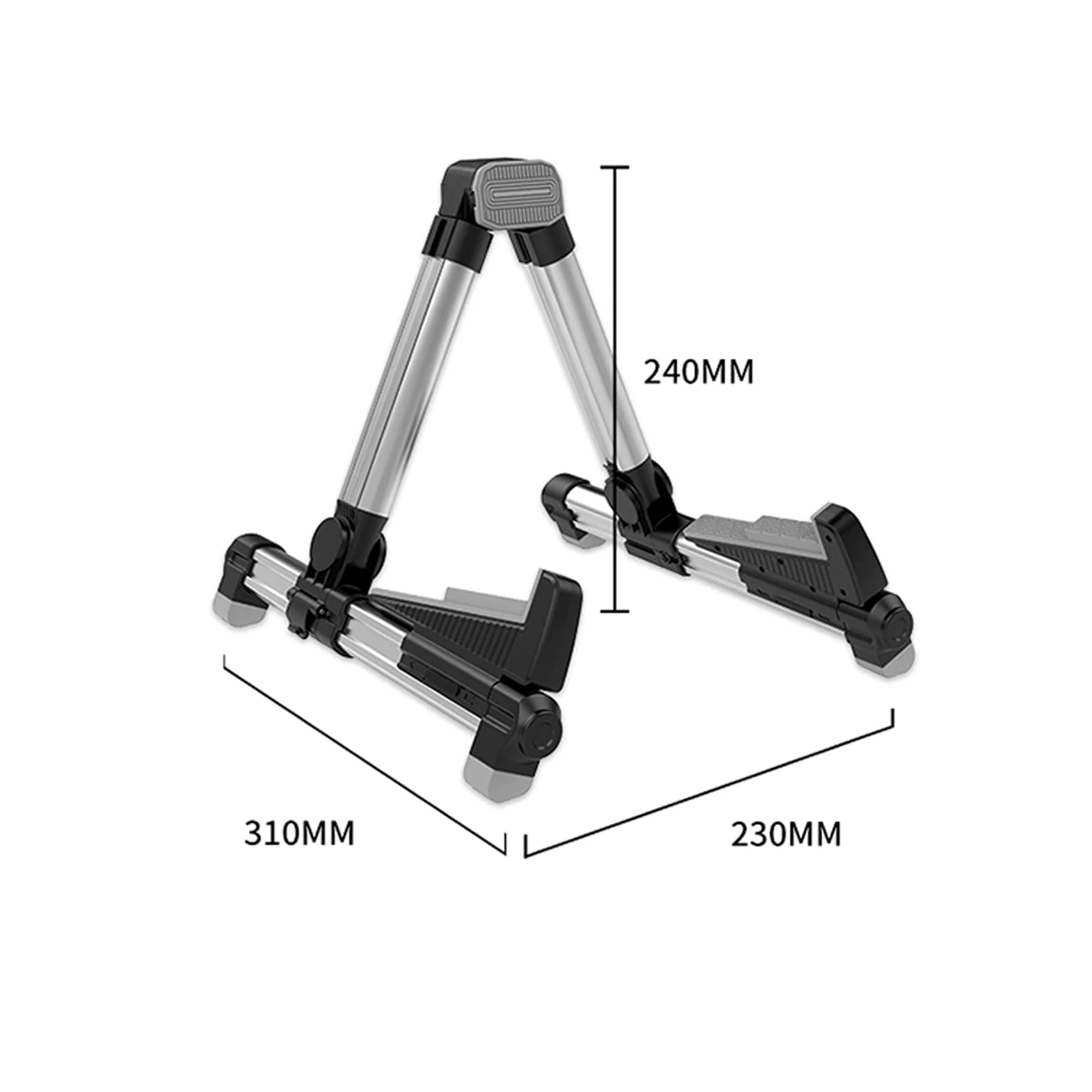 Supporto per Chitarra, espositore Universale Pieghevole per Basso, Supporto per Chitarra elettrica Portatile per Negozio di Strumenti Musicali