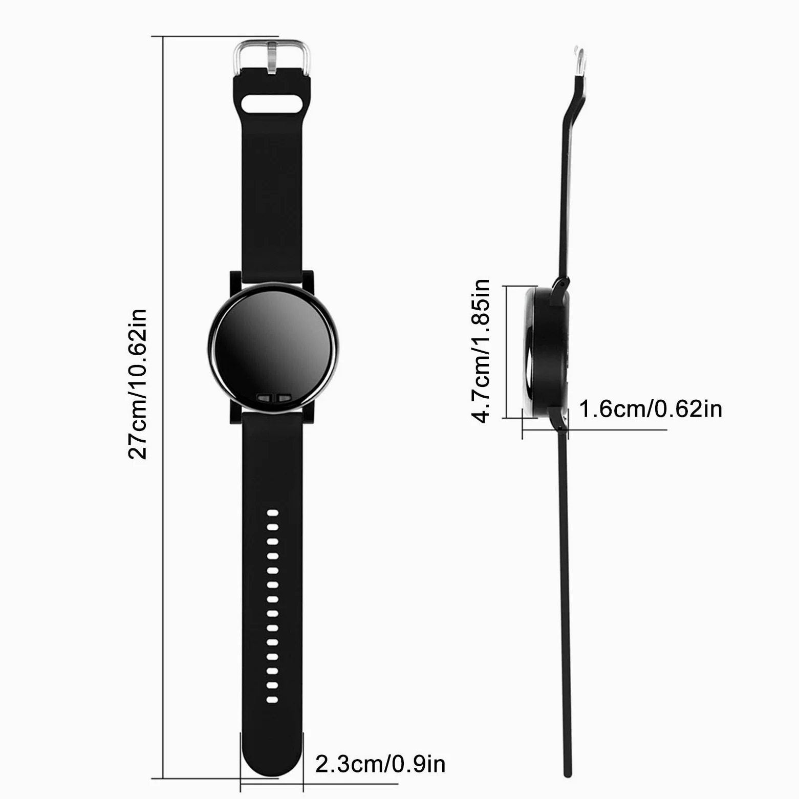 5 orologi metronomici intelligenti | Orologio con metronomi di esercizio a banda e indicatore dell'ora con batteria da 330 mAh – smartwatch da polso, compatibile con pianoforte, batteria, | esercizio a banda e indicatore 'ora con batteria da 330 mAh – sma