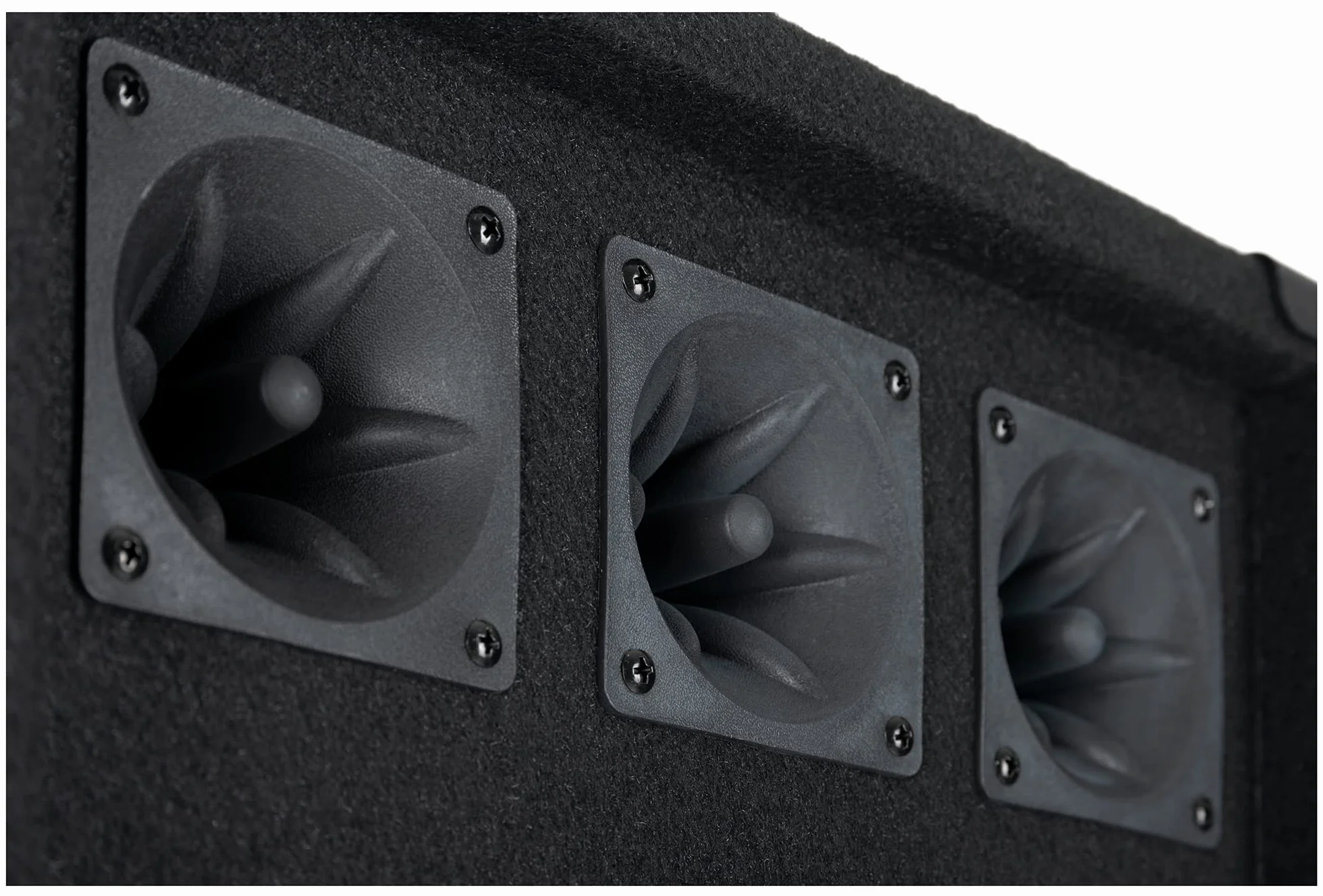 McGrey DJ-2222 Cantina Party/Box DJ 1000W, 500W RMS (1000W MAX), Peso: 15 | Cassa 2 vie con 2 x 12" (30cm) subwoofer e tre tweeter piezo, Cabinet in legno stabile e maniglie, 2 ingressi jack da 6, 3 kg