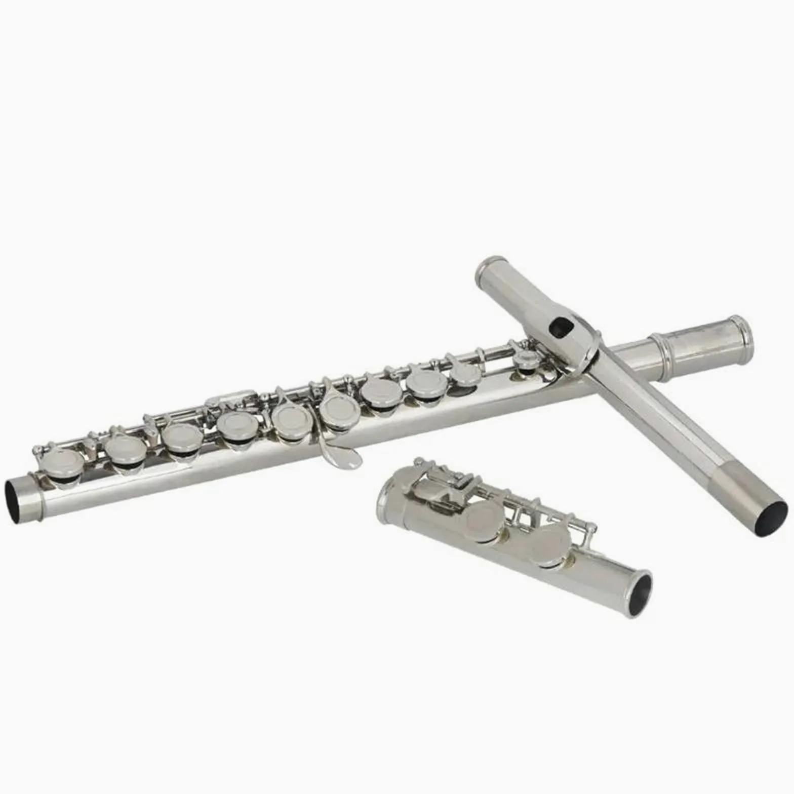 Professionale Flauto Traverso Flauto Traverso Professionale A 16 Fori Chiusi Con Chiave C Con Guanti In Tessuto
