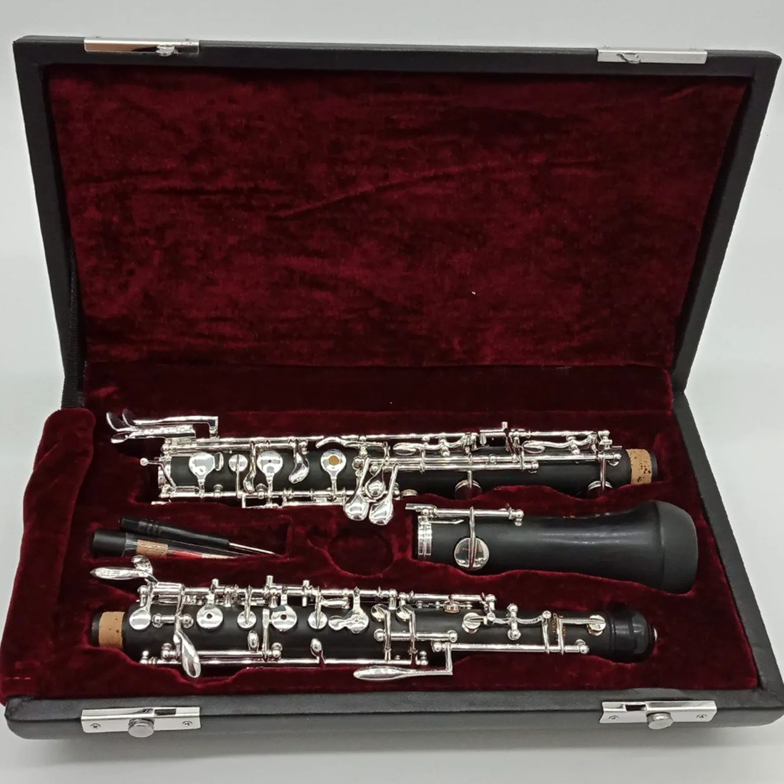 Strumento Oboe Oboe Professional Bakelite Student Oboe C Key Musical Struments con Accessori per Anelli di Custodia Principiante di Oboe
