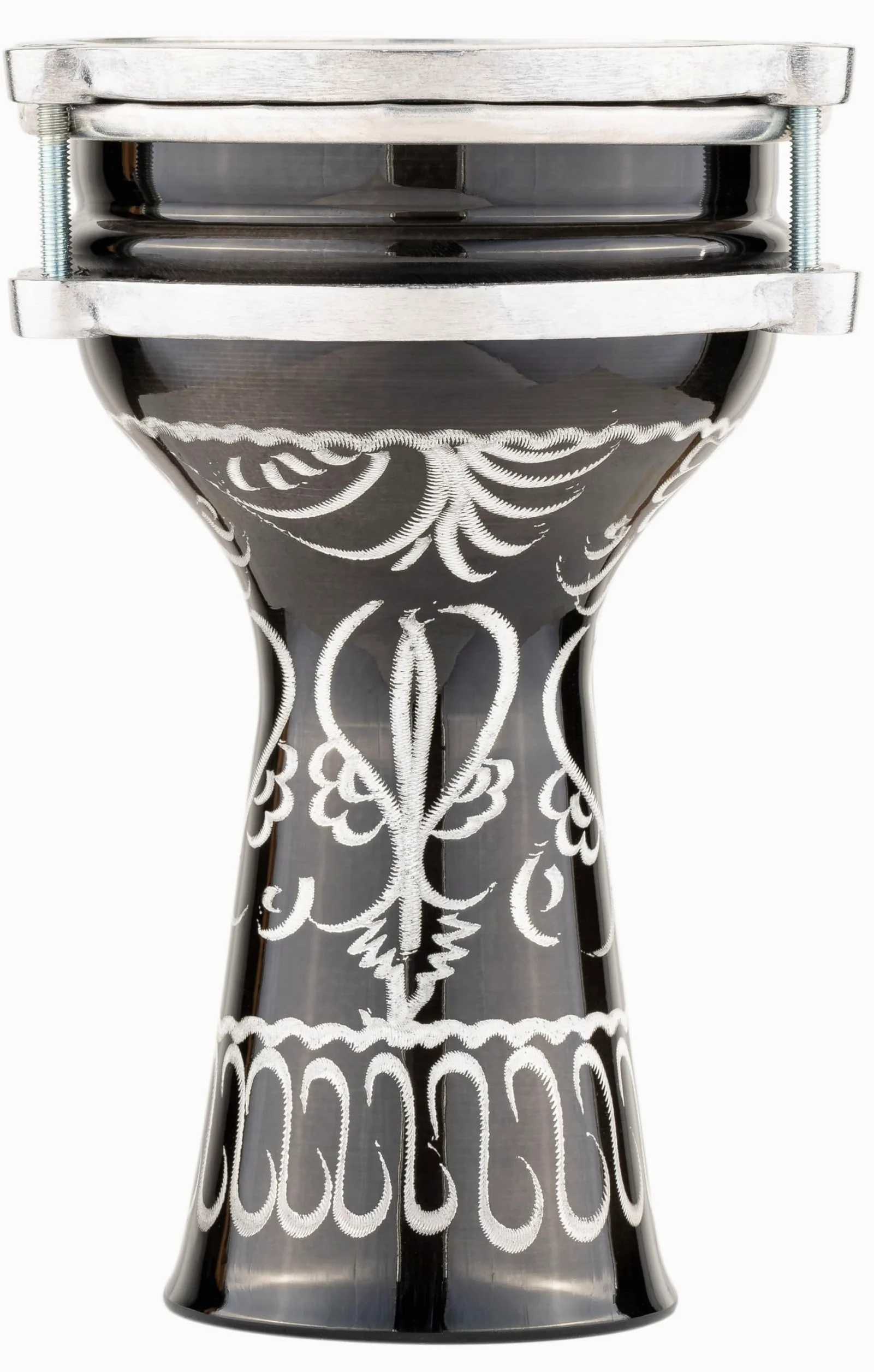 Meinl Percussion Mini Series Darbuka – Tamburo a Mano Mini – Fusto Inciso a Mano – Diametro 4.25 Pollici – Aluminum, Multicoloured (HE-052)