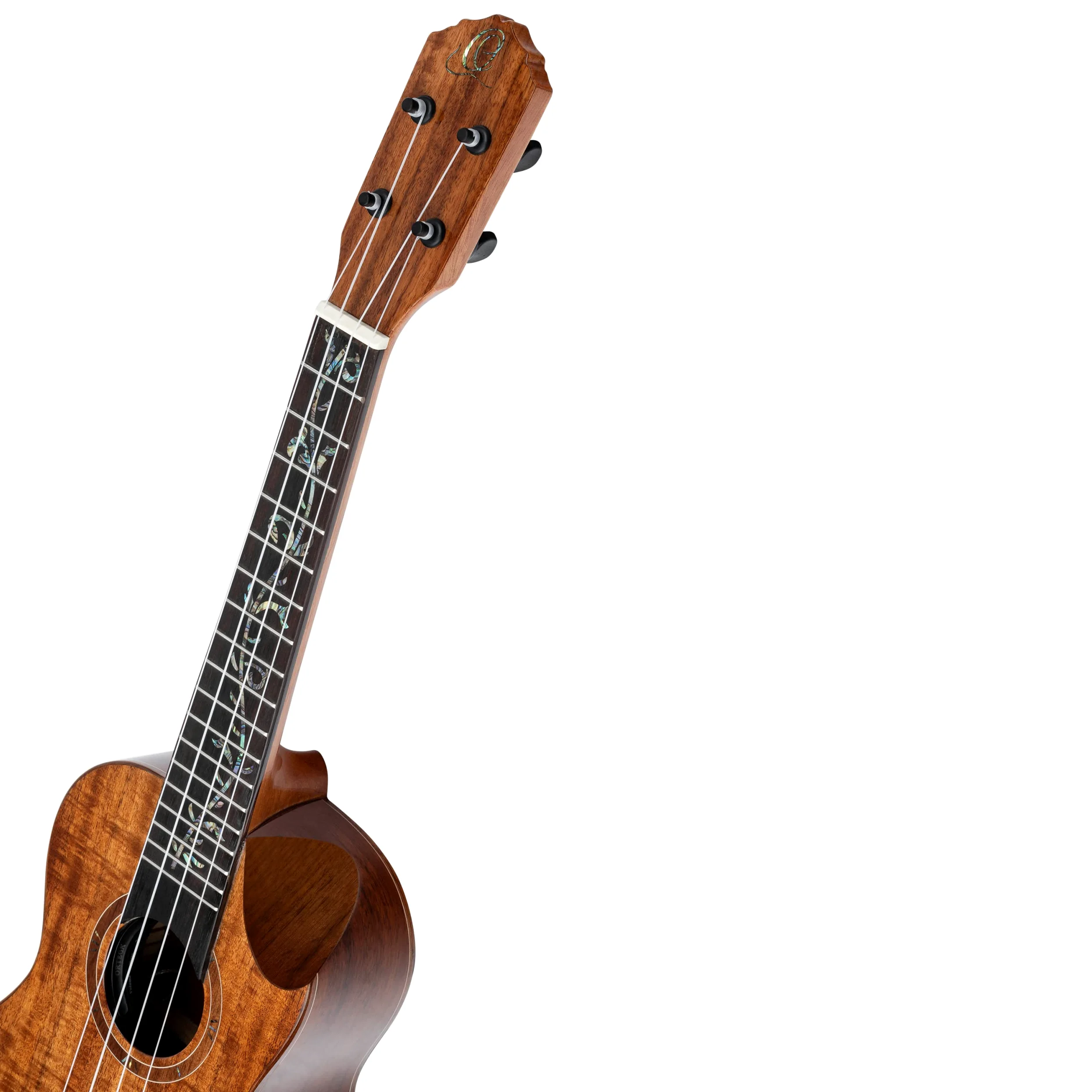 Ortega Guitars Ukulele Concerto Elettro-Acustico – Elite Series – Gig Bag Inclusa – Acacia, Natural (RUET-ACA)