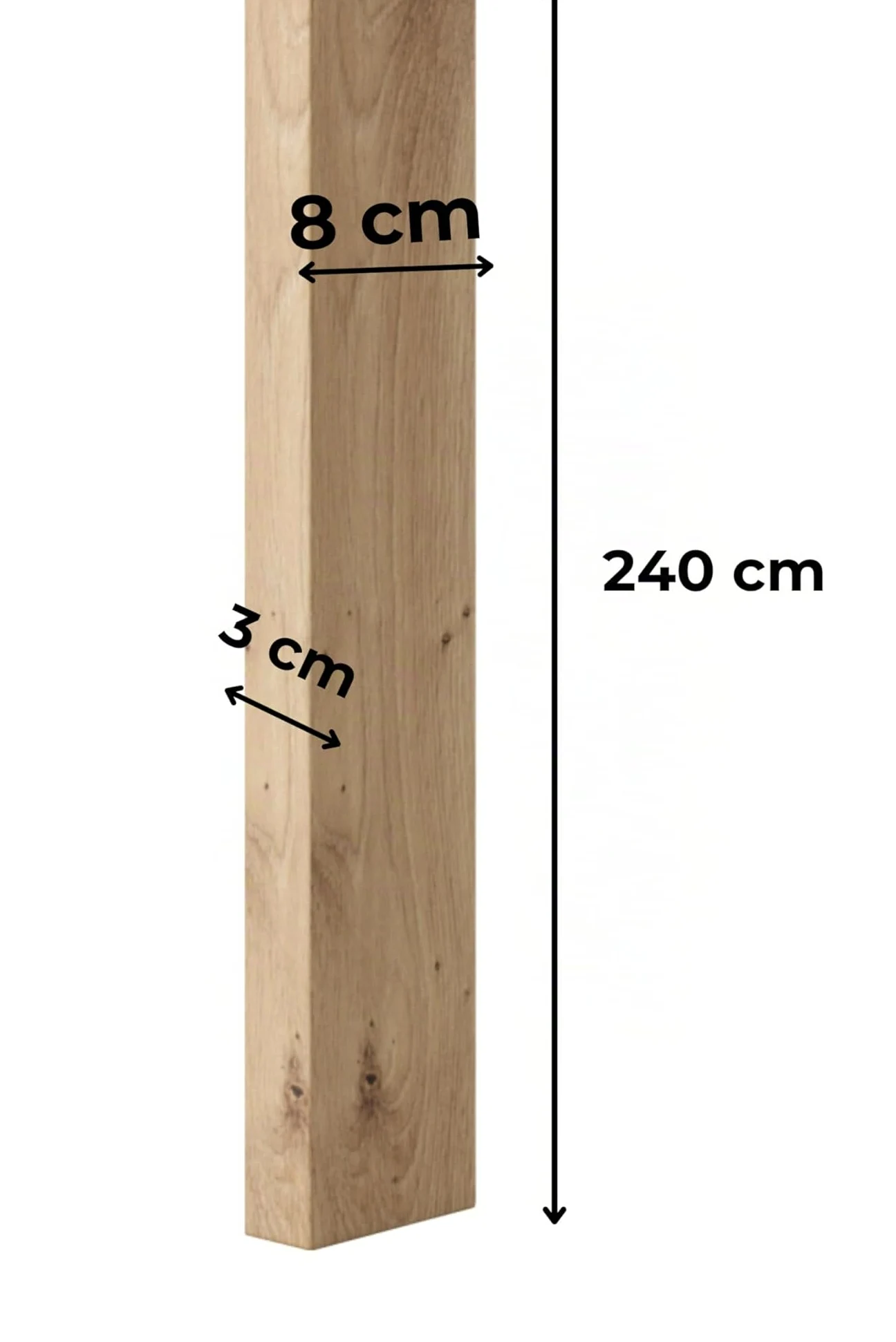 Pannelli A Doghe In MDF Con Struttura In Legno 5 Pezzi 240x3x8 cm Rovere Naturale Grandson Parete Autoportante Parete Divisoria Tramezzo Rivestimento Pareti Decorazione Soggiorno