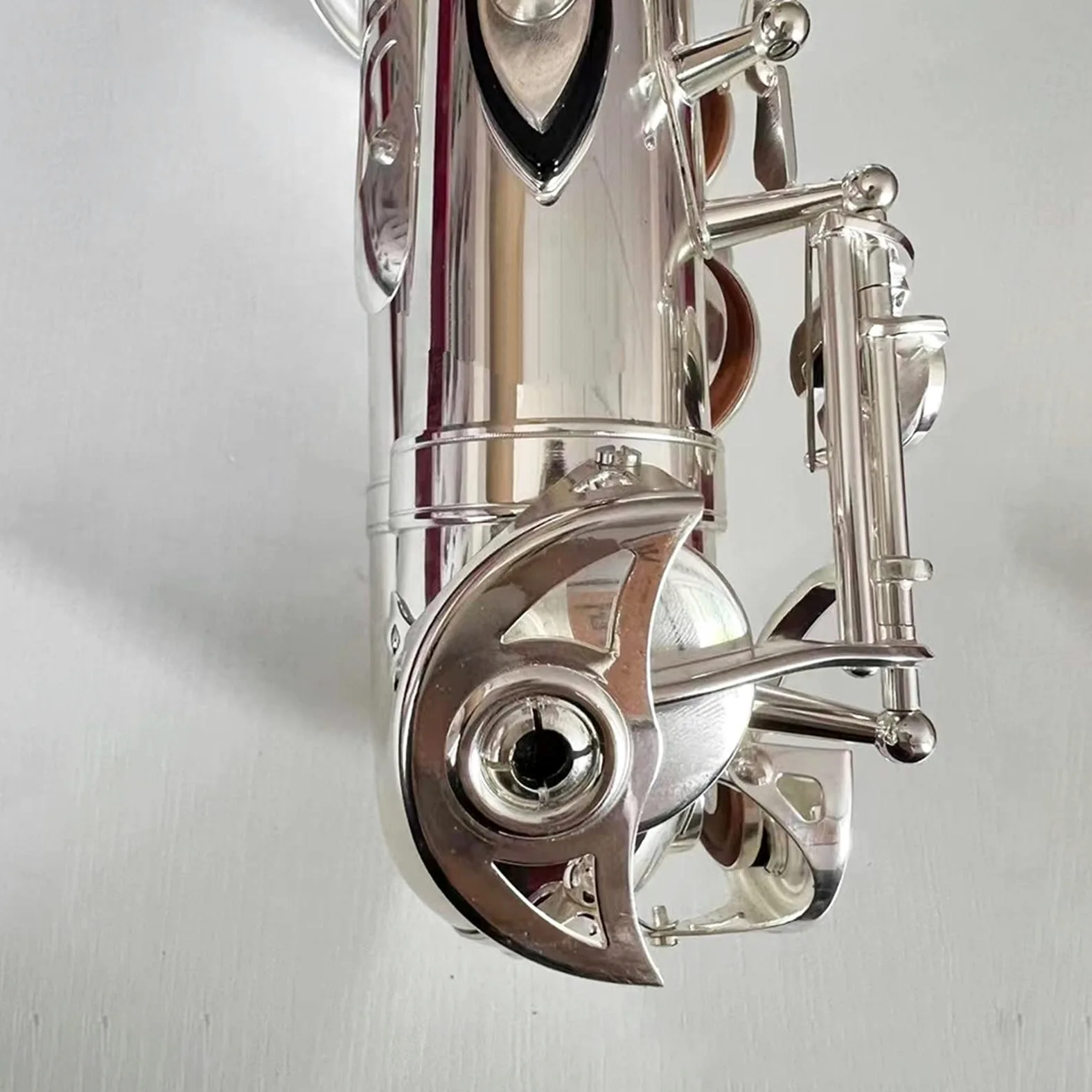 Sax Studente Strumento per Sassofono Contralto Professionale Argento Sax Contralto Voce Professionale
