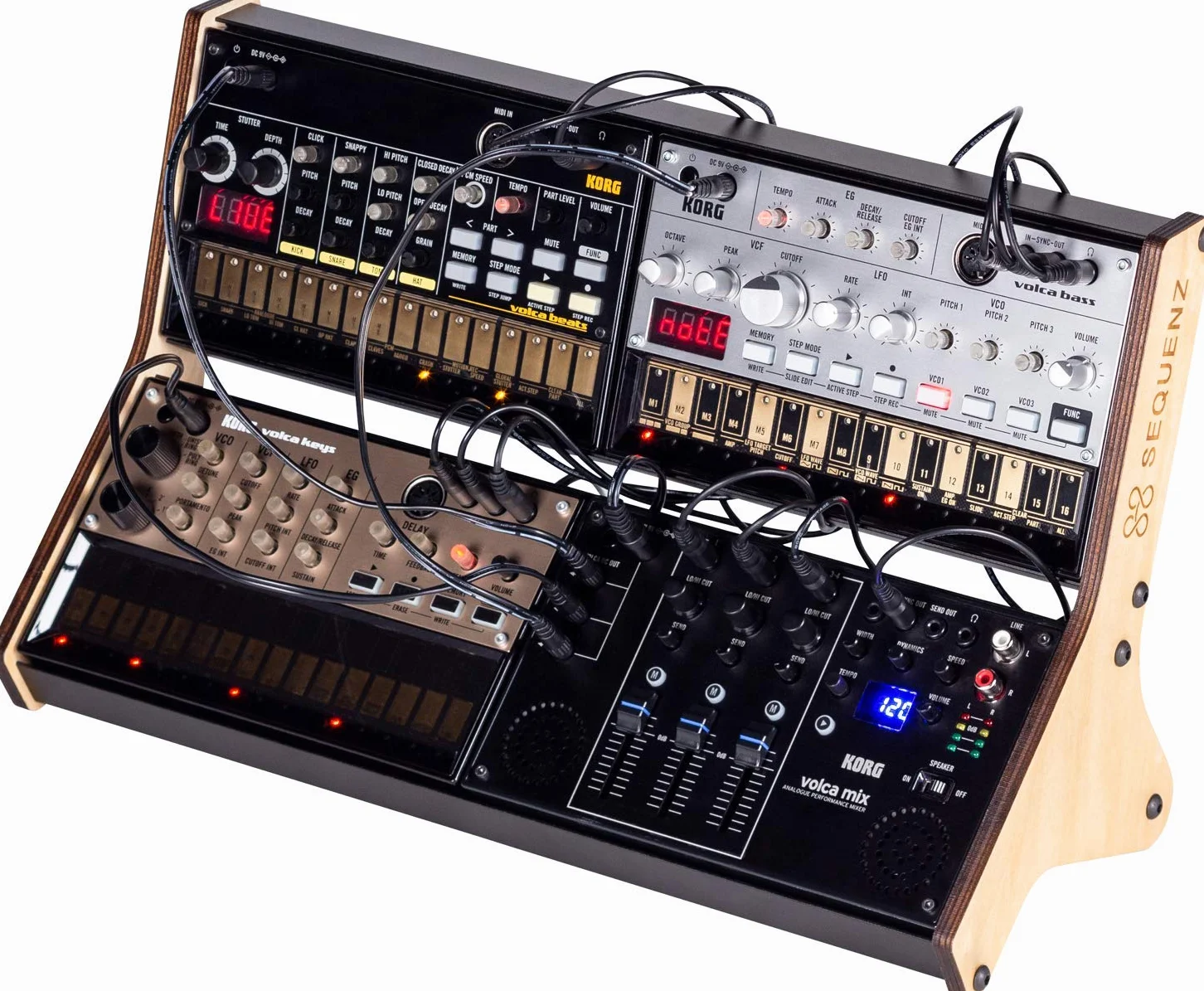 Sequenz - Volca Rack 2 x 2 Rack da Tavolo